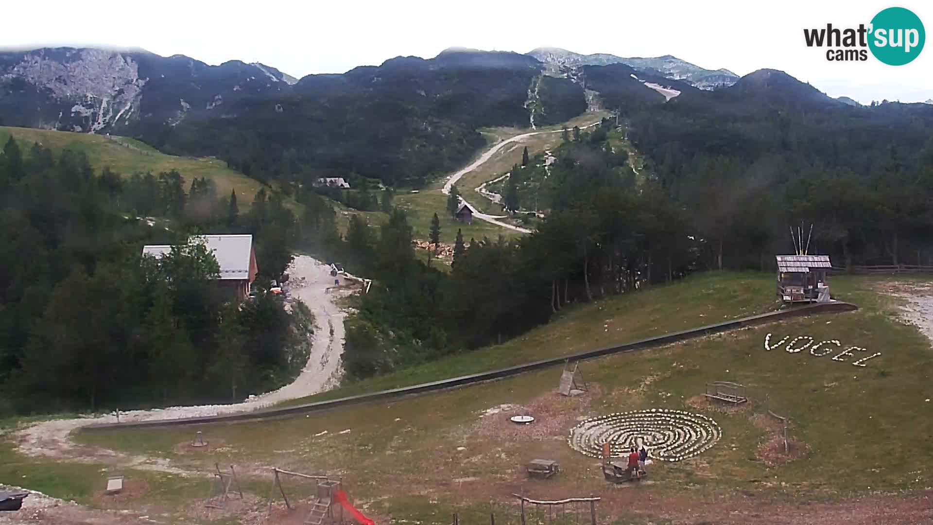Spletna kamera Smučišče Kamera v zivo Vogel – postaja nihalke