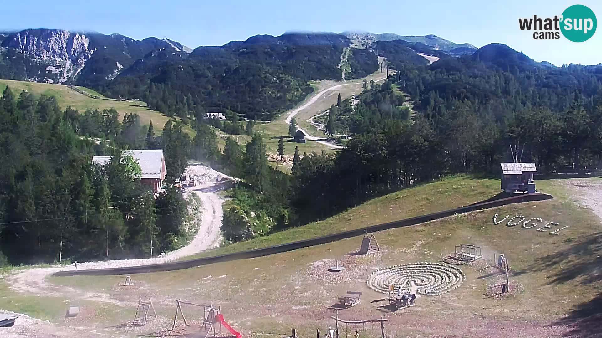 Spletna kamera Smučišče Kamera v zivo Vogel – postaja nihalke