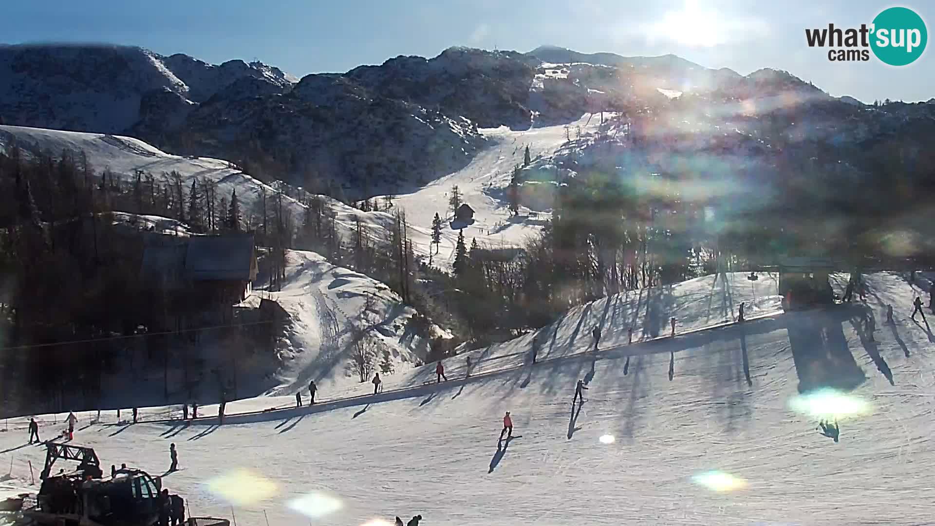 Spletna kamera Smučišče Kamera v zivo Vogel – postaja nihalke