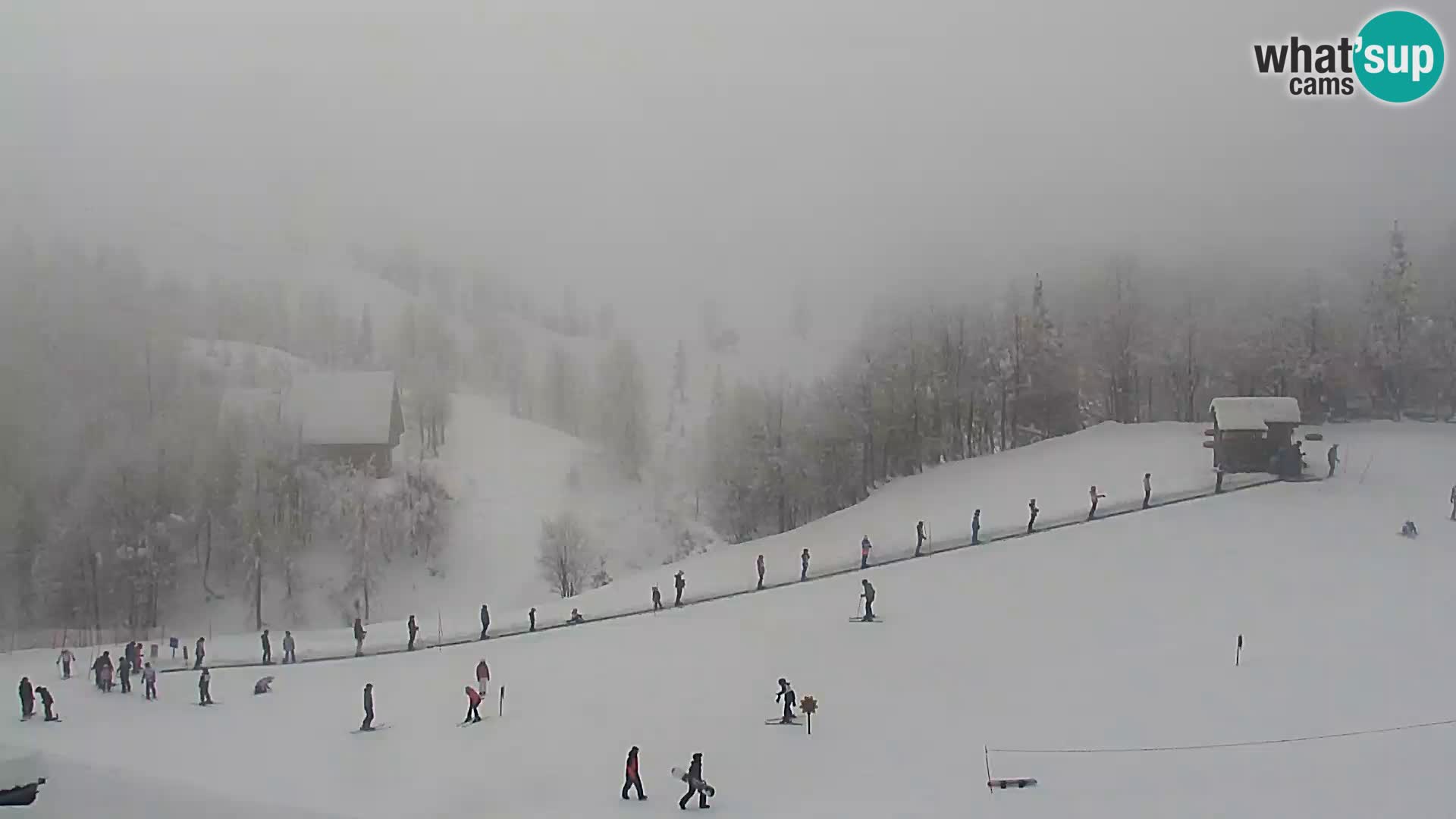 Spletna kamera Smučišče Kamera v zivo Vogel – postaja nihalke