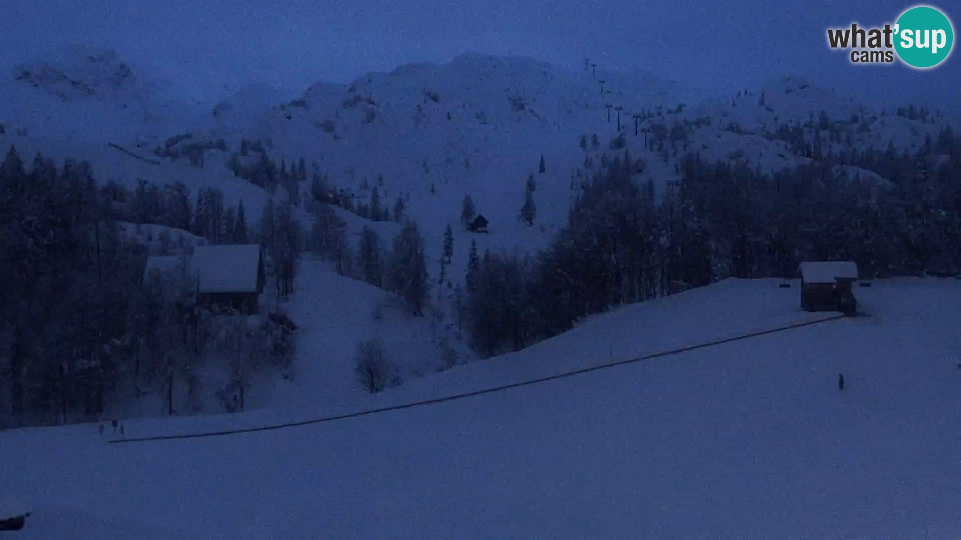 Spletna kamera Smučišče Kamera v zivo Vogel – postaja nihalke