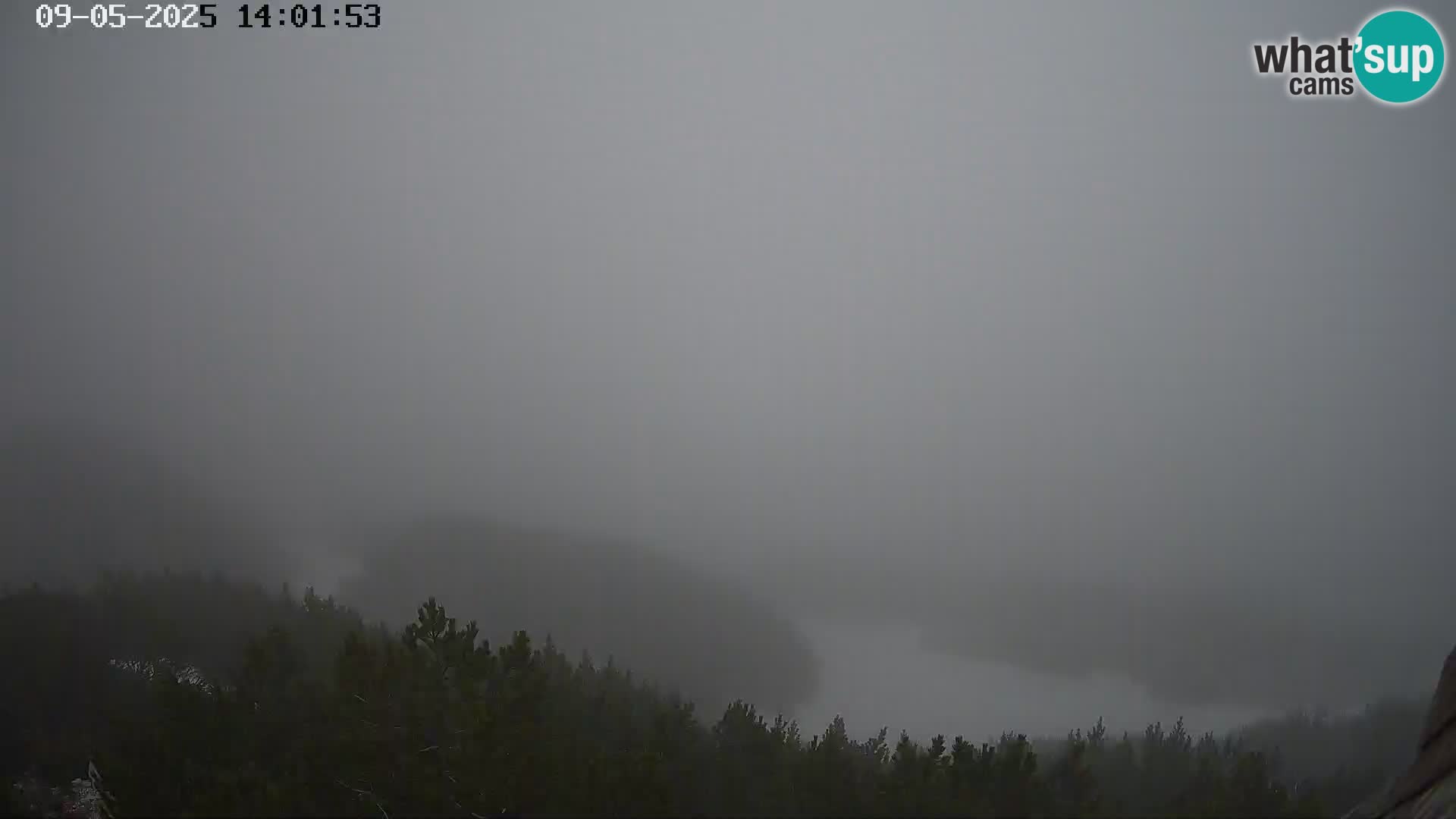 Stazione sciistica Vogel webcam Panorama dalla Orlova glave verso il Triglav
