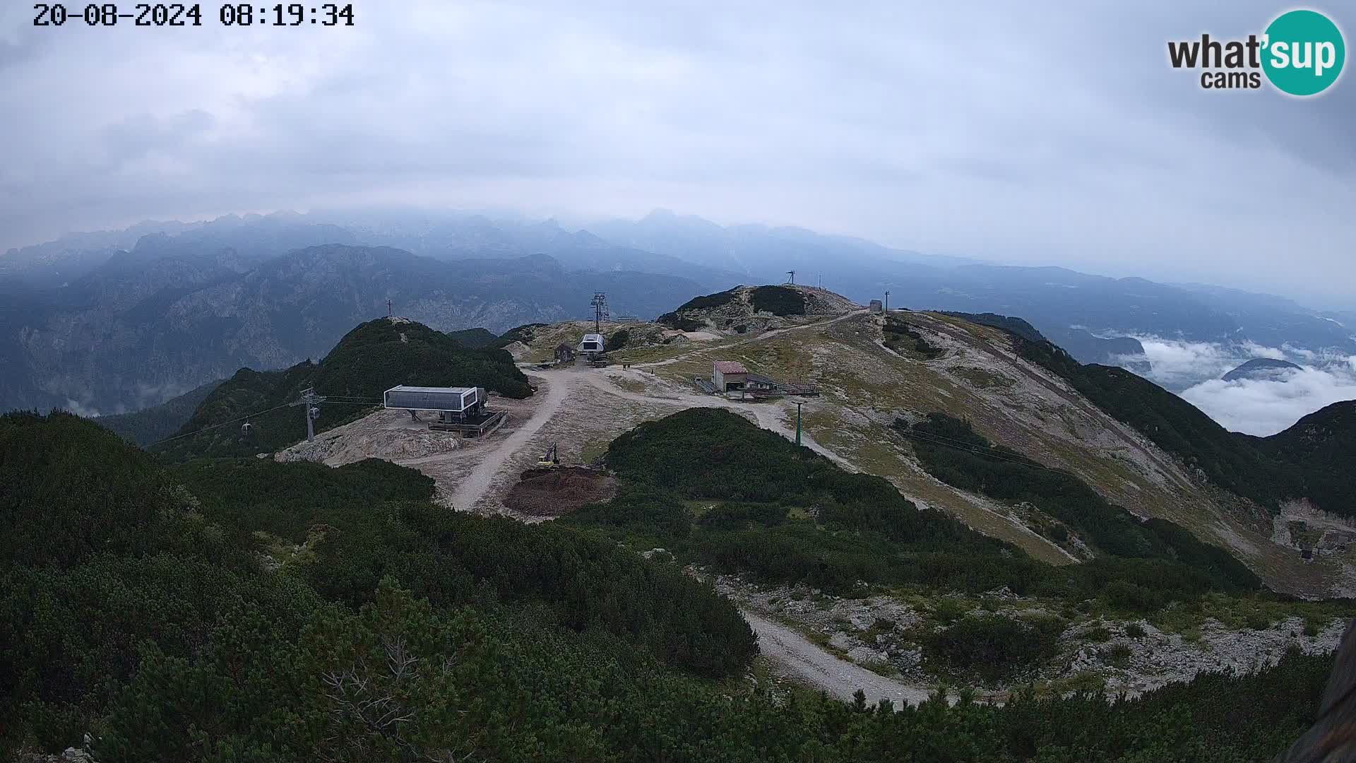 Skigebiet Vogel webcam Orlova Glava und Triglav