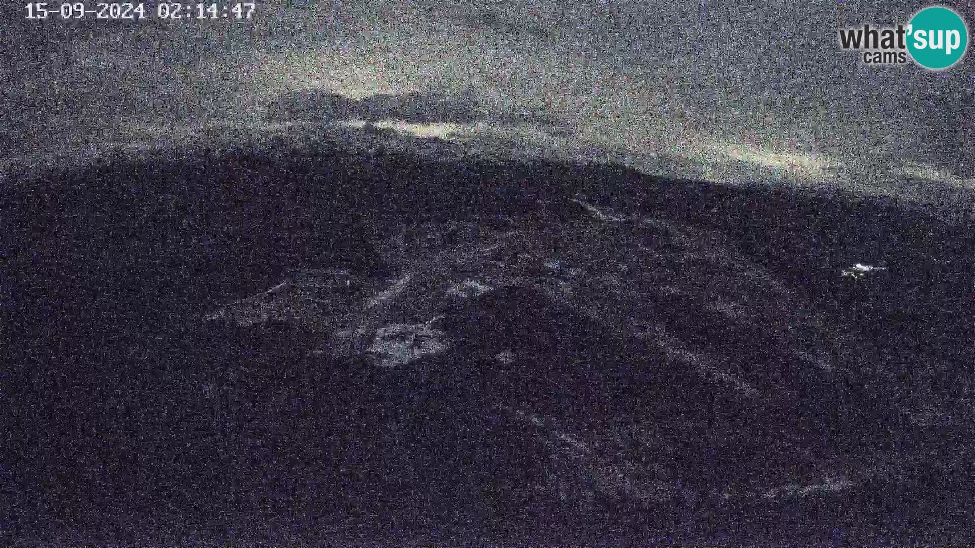 Vogel Ski Resort webcam View from Orlova Glava to Triglav