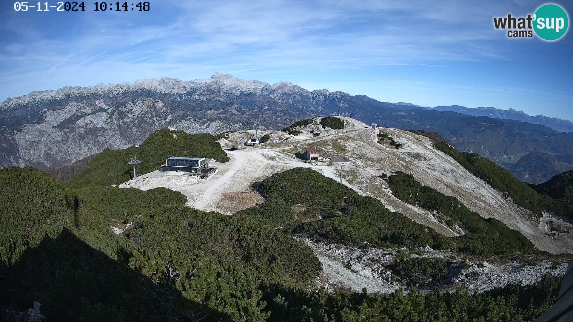 Skigebiet Vogel webcam Orlova Glava und Triglav