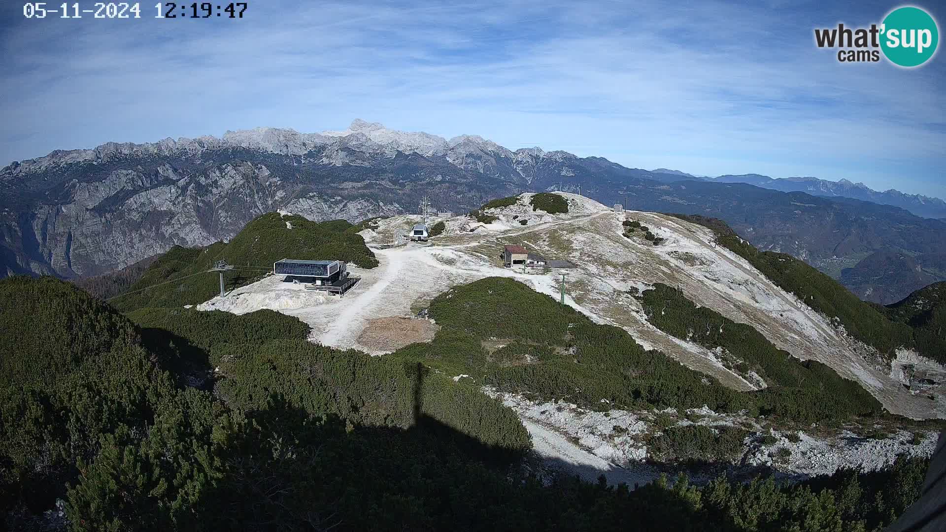 Skigebiet Vogel webcam Orlova Glava und Triglav