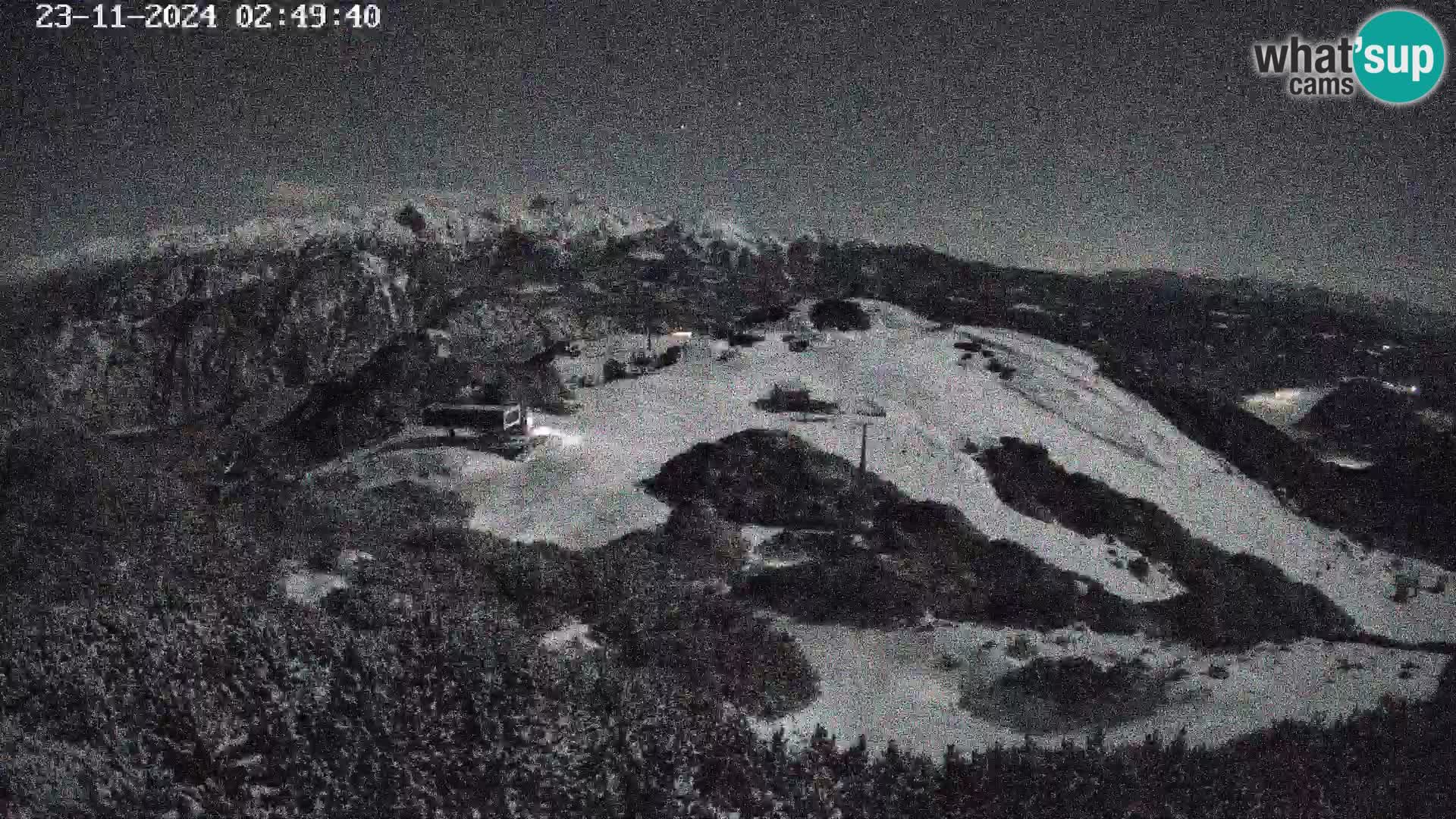 Smučišče Vogel Spletna kamera Pogled z Orlove Glave proti Triglavu