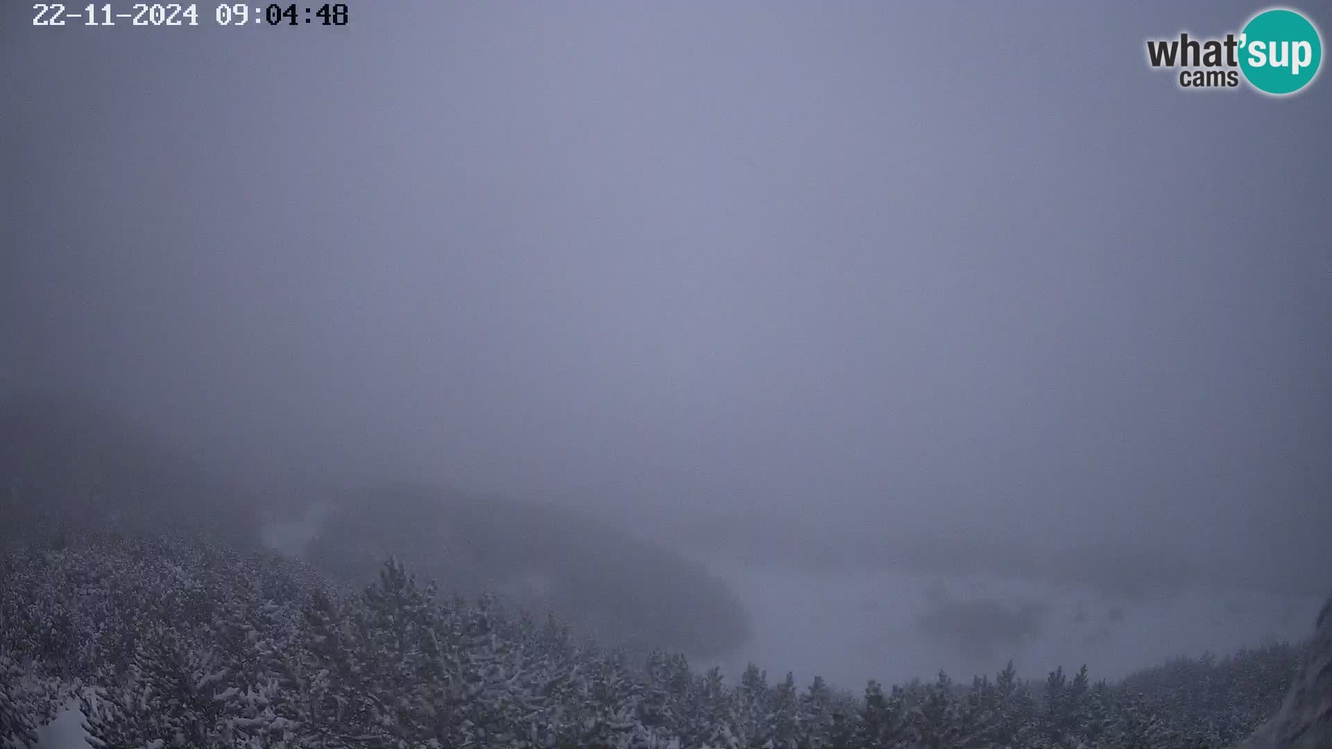 Skijalište Vogel web kamera panorama sa Orlove glave proti Triglavu