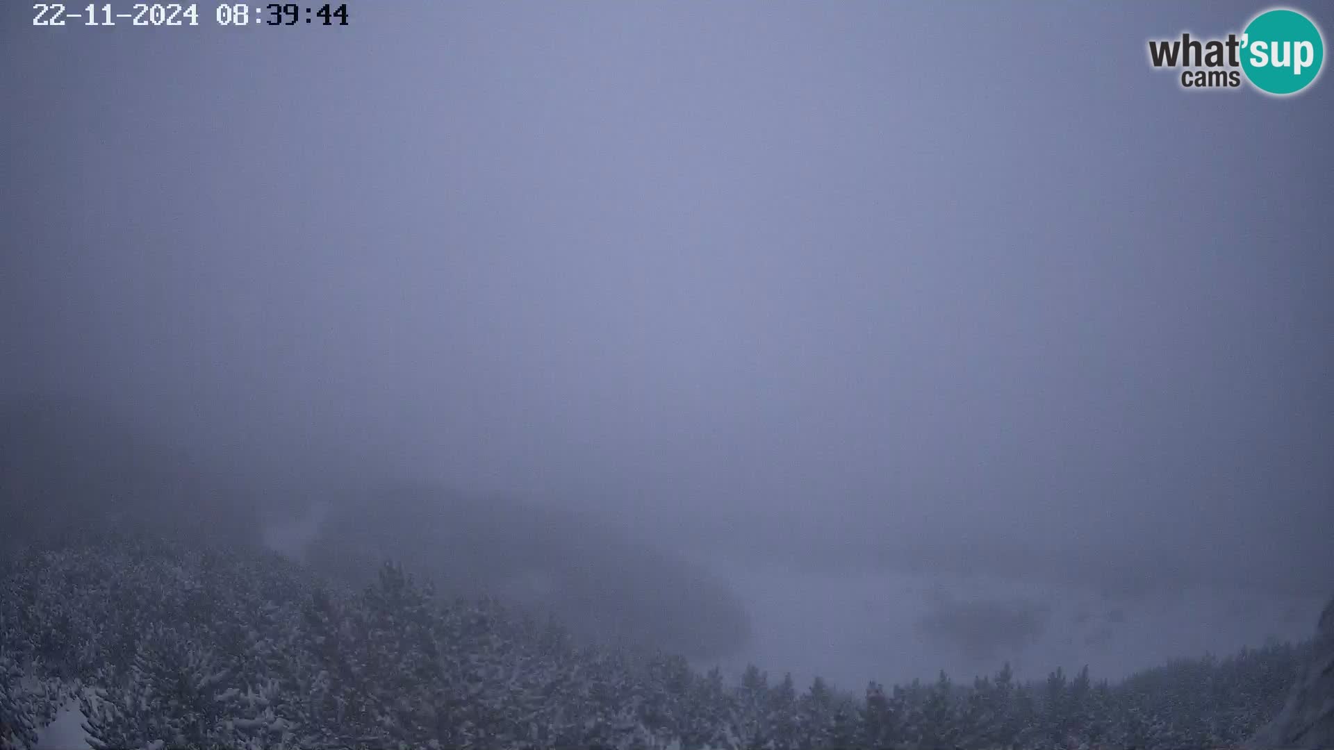 Skijalište Vogel web kamera panorama sa Orlove glave proti Triglavu