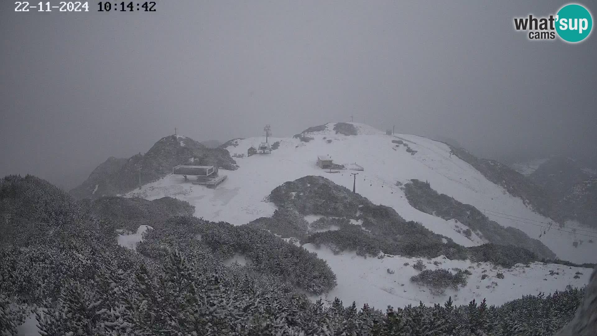 Skigebiet Vogel webcam Orlova Glava und Triglav