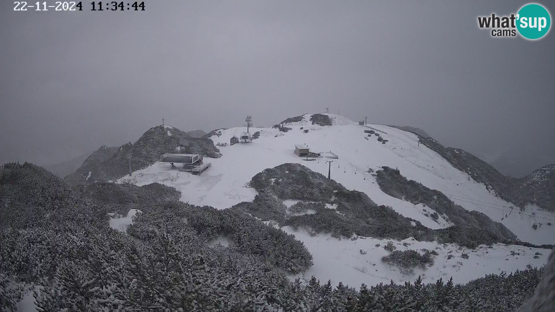 Skigebiet Vogel webcam Orlova Glava und Triglav