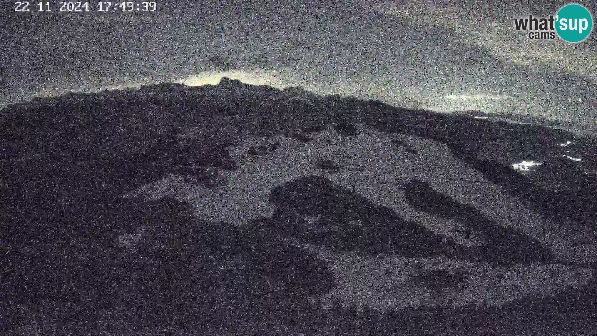 Stazione sciistica Vogel webcam Panorama dalla Orlova glave verso il Triglav