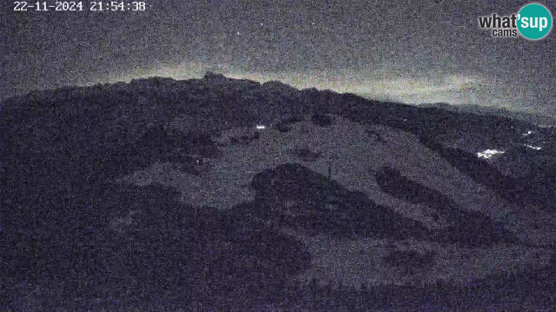 Stazione sciistica Vogel webcam Panorama dalla Orlova glave verso il Triglav