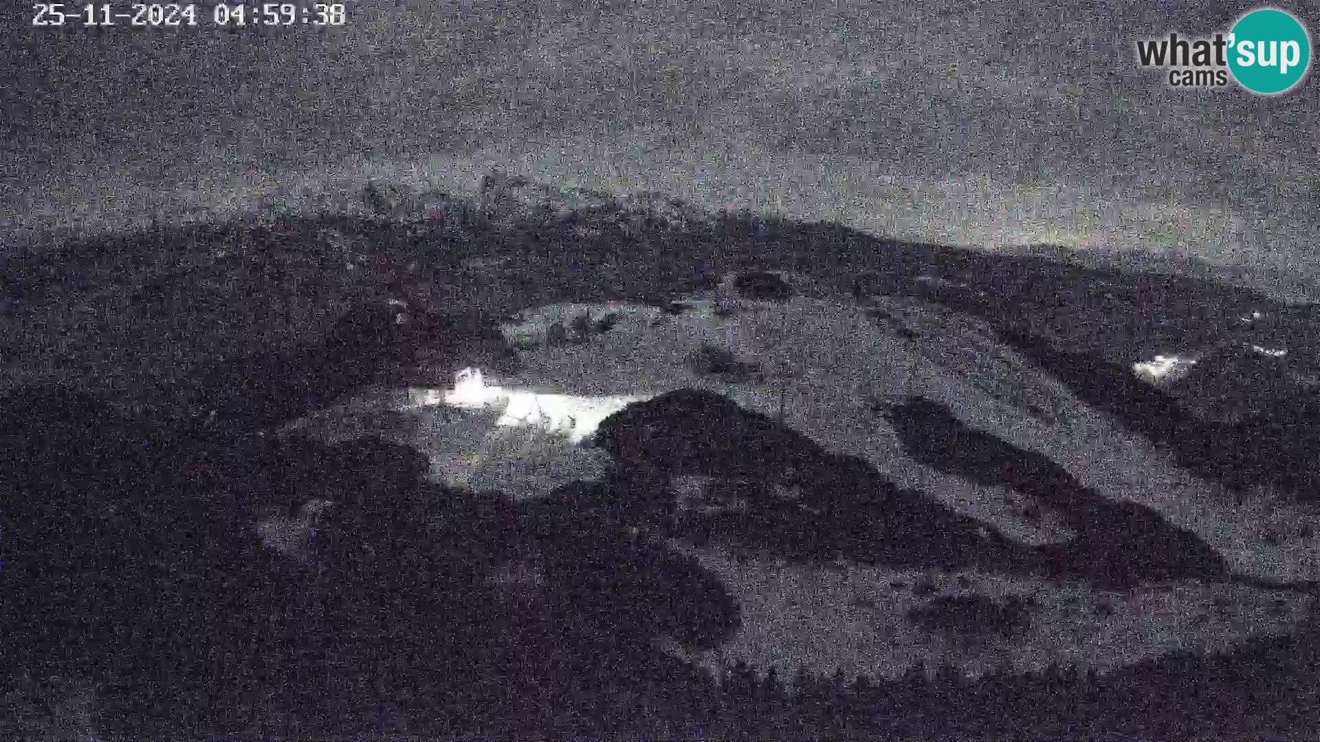 Stazione sciistica Vogel webcam Panorama dalla Orlova glave verso il Triglav