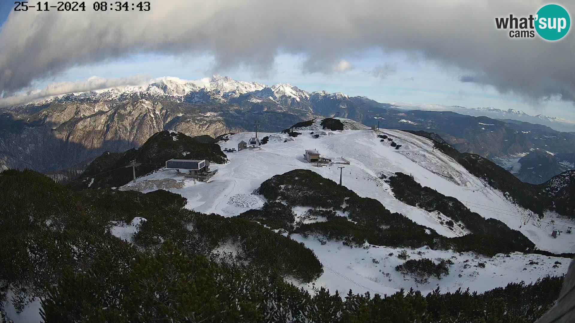 Skigebiet Vogel webcam Orlova Glava und Triglav