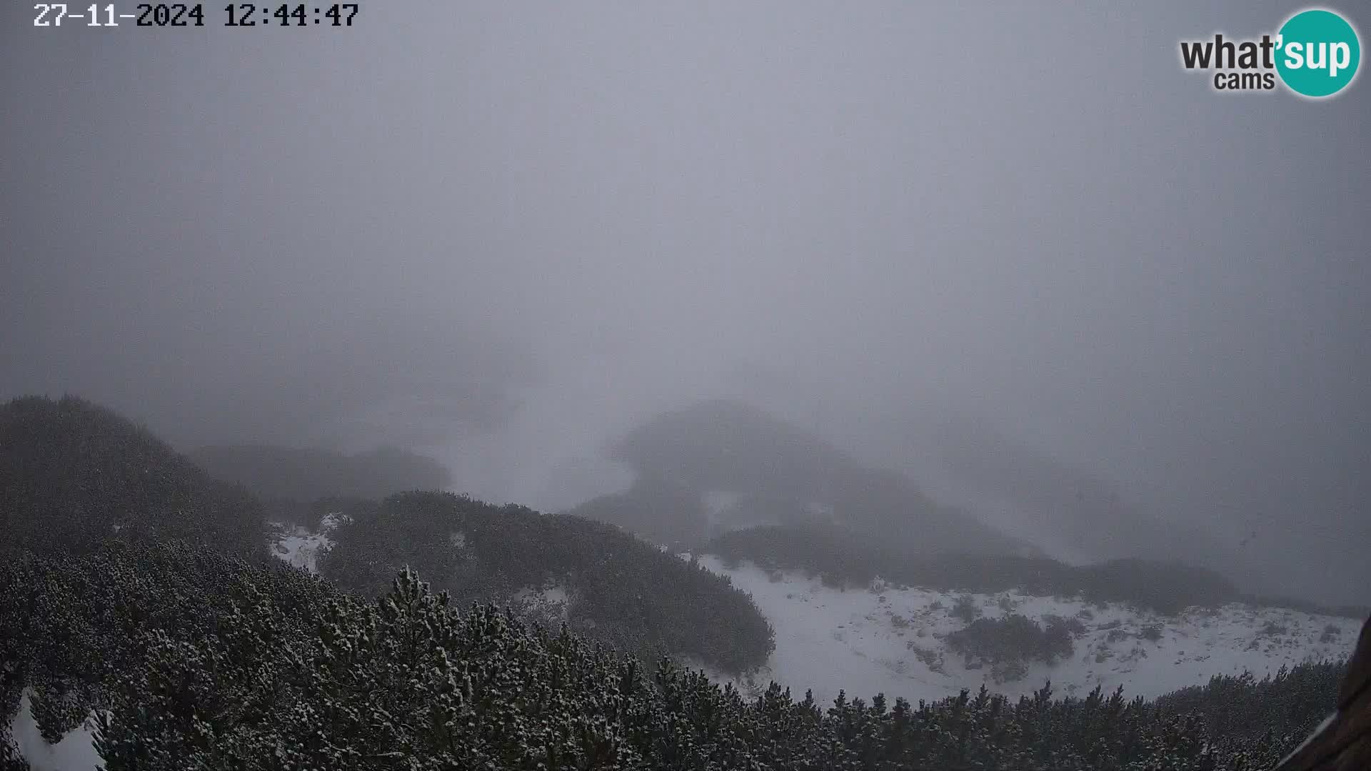 Skijalište Vogel web kamera panorama sa Orlove glave proti Triglavu