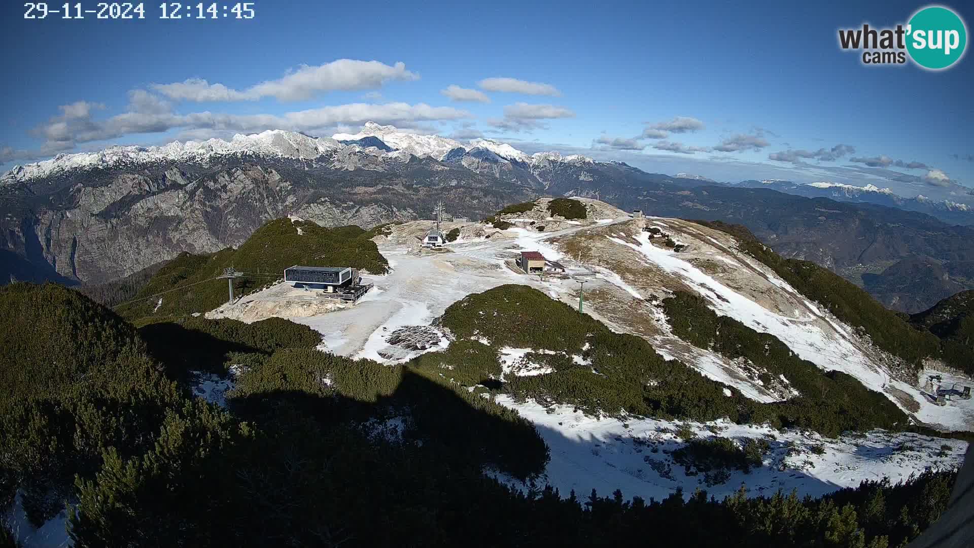 Skigebiet Vogel webcam Orlova Glava und Triglav