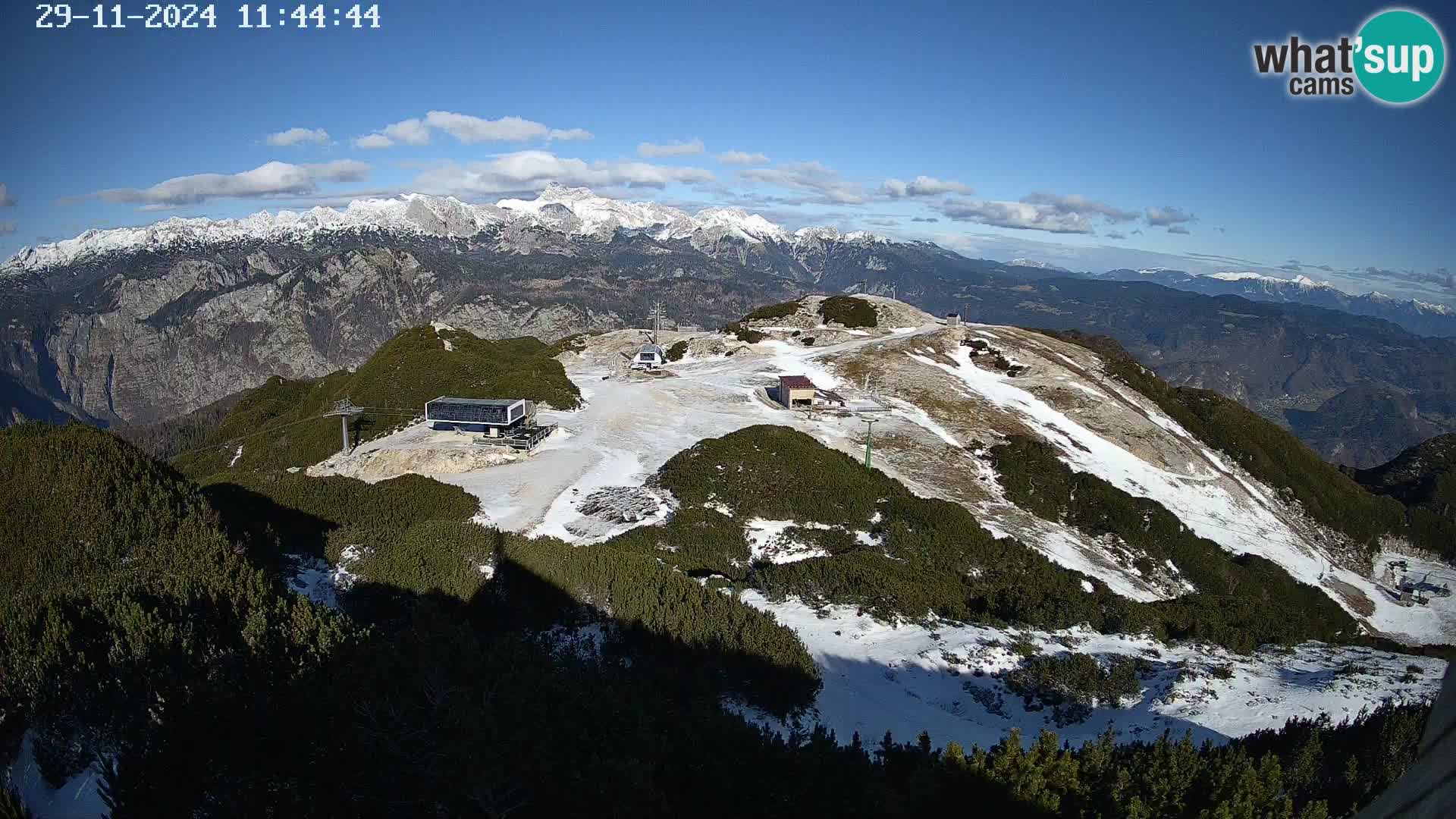 Skigebiet Vogel webcam Orlova Glava und Triglav