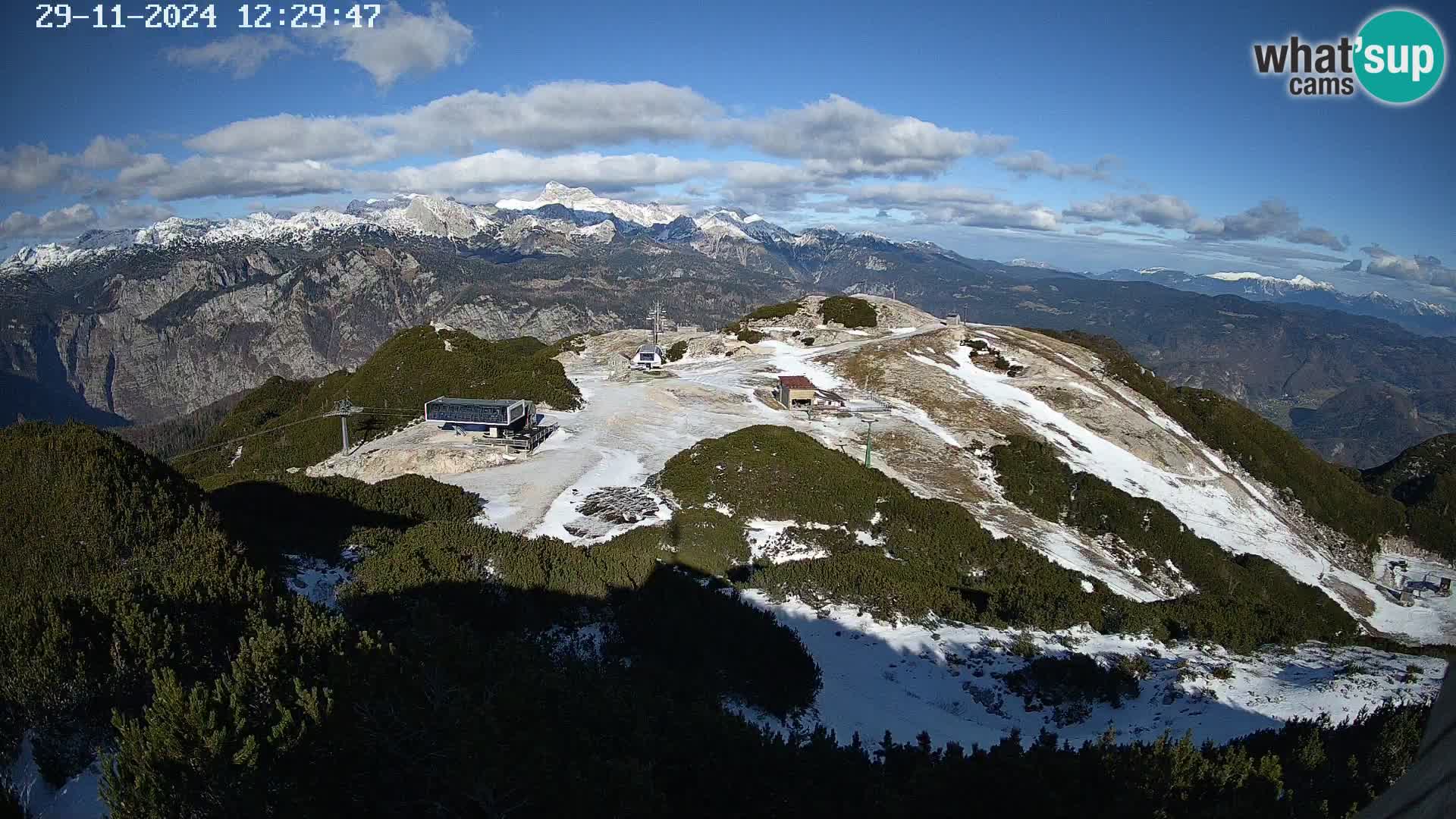 Skigebiet Vogel webcam Orlova Glava und Triglav