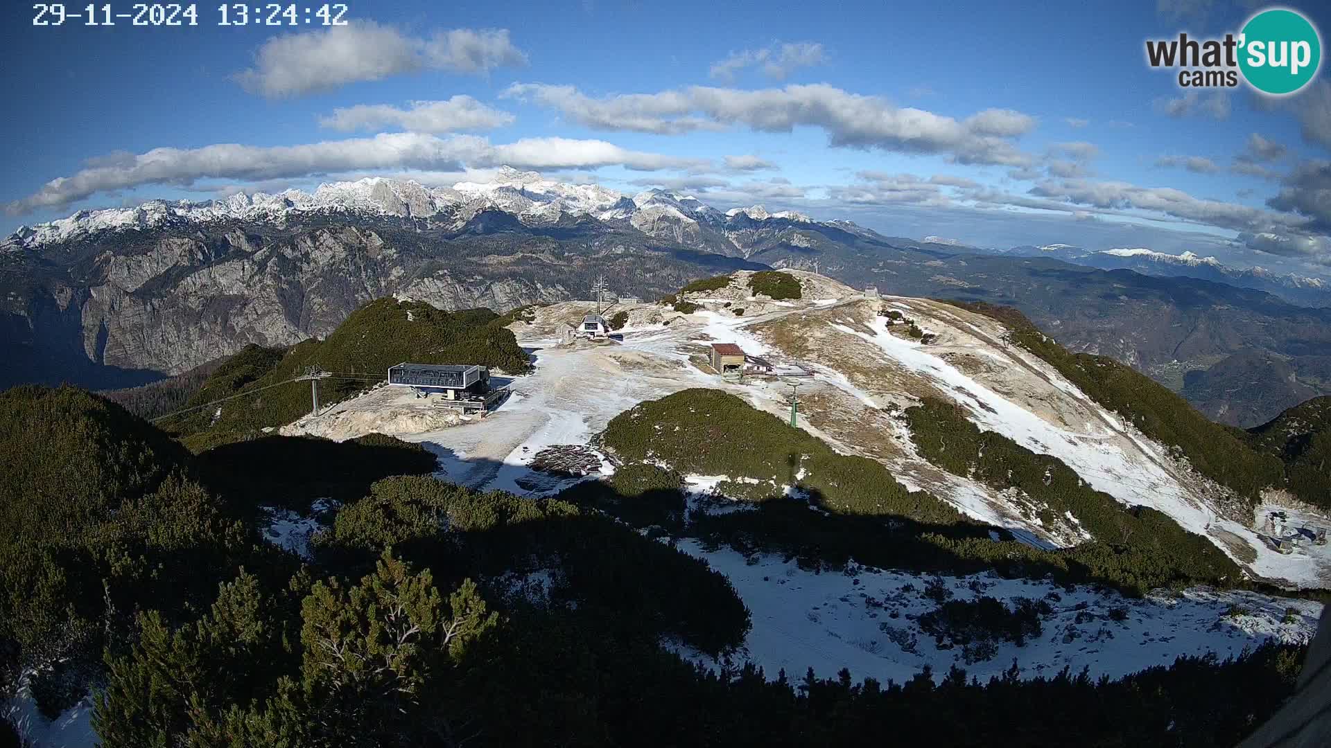 Skigebiet Vogel webcam Orlova Glava und Triglav