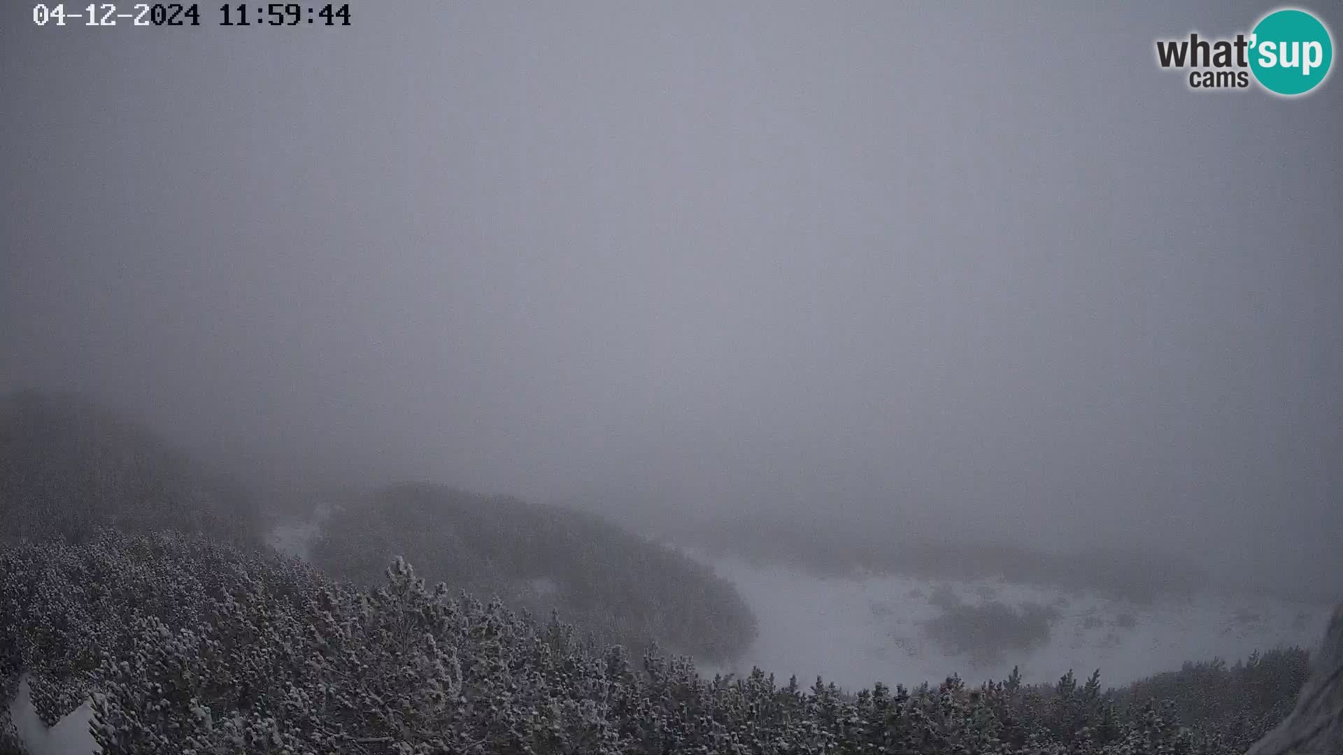 Skijalište Vogel web kamera panorama sa Orlove glave proti Triglavu