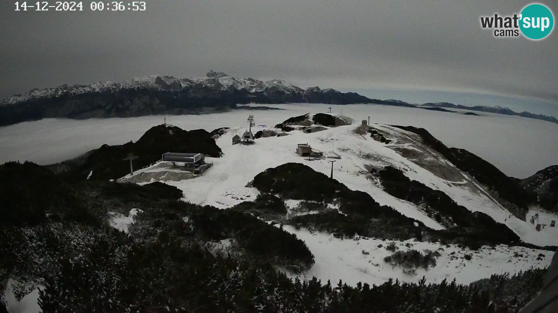 Skigebiet Vogel webcam Orlova Glava und Triglav