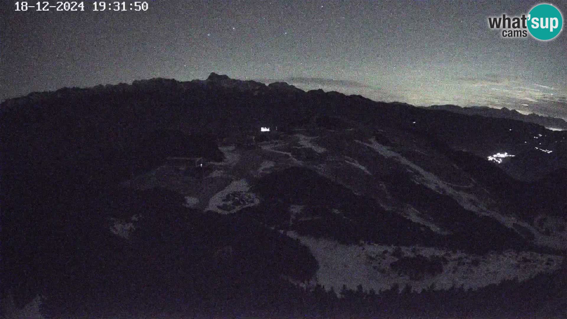 Skigebiet Vogel webcam Orlova Glava und Triglav