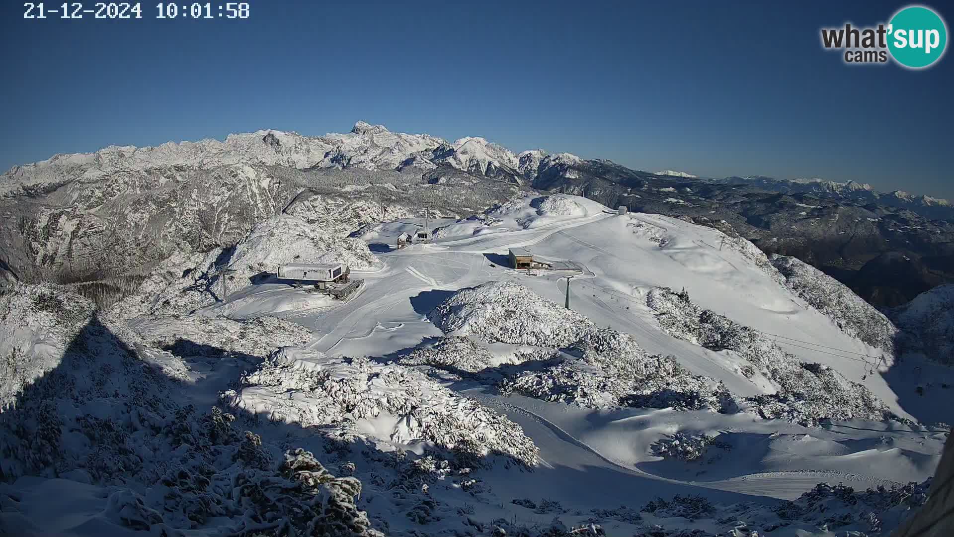 Skigebiet Vogel webcam Orlova Glava und Triglav