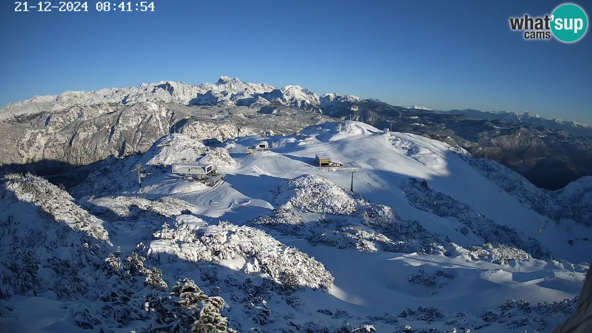 Skigebiet Vogel webcam Orlova Glava und Triglav