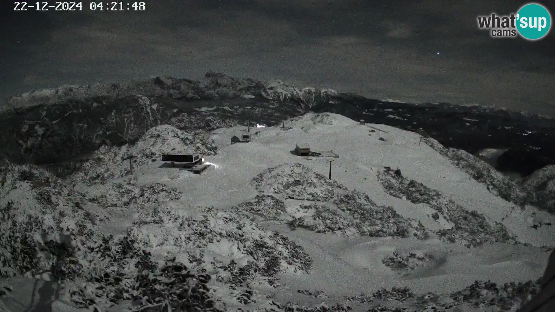 Skigebiet Vogel webcam Orlova Glava und Triglav