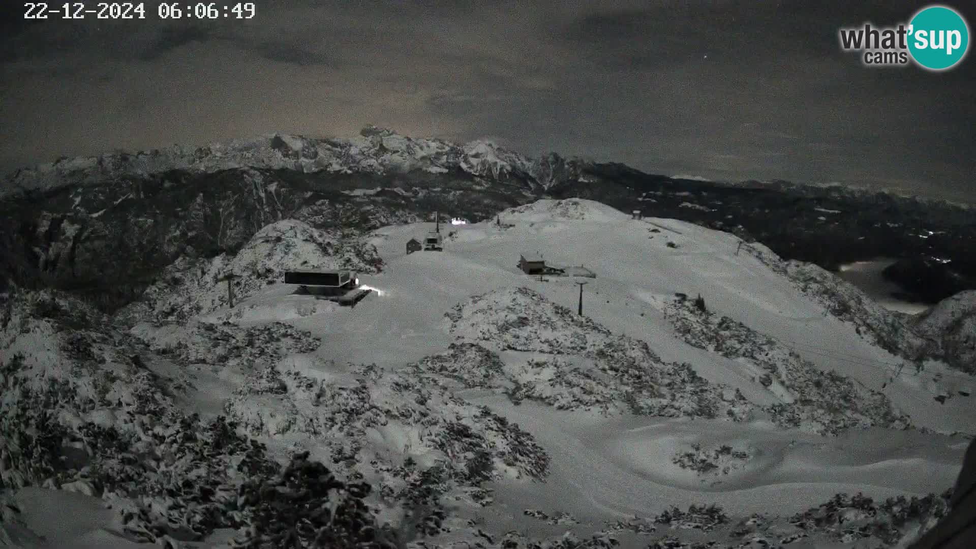 Skigebiet Vogel webcam Orlova Glava und Triglav