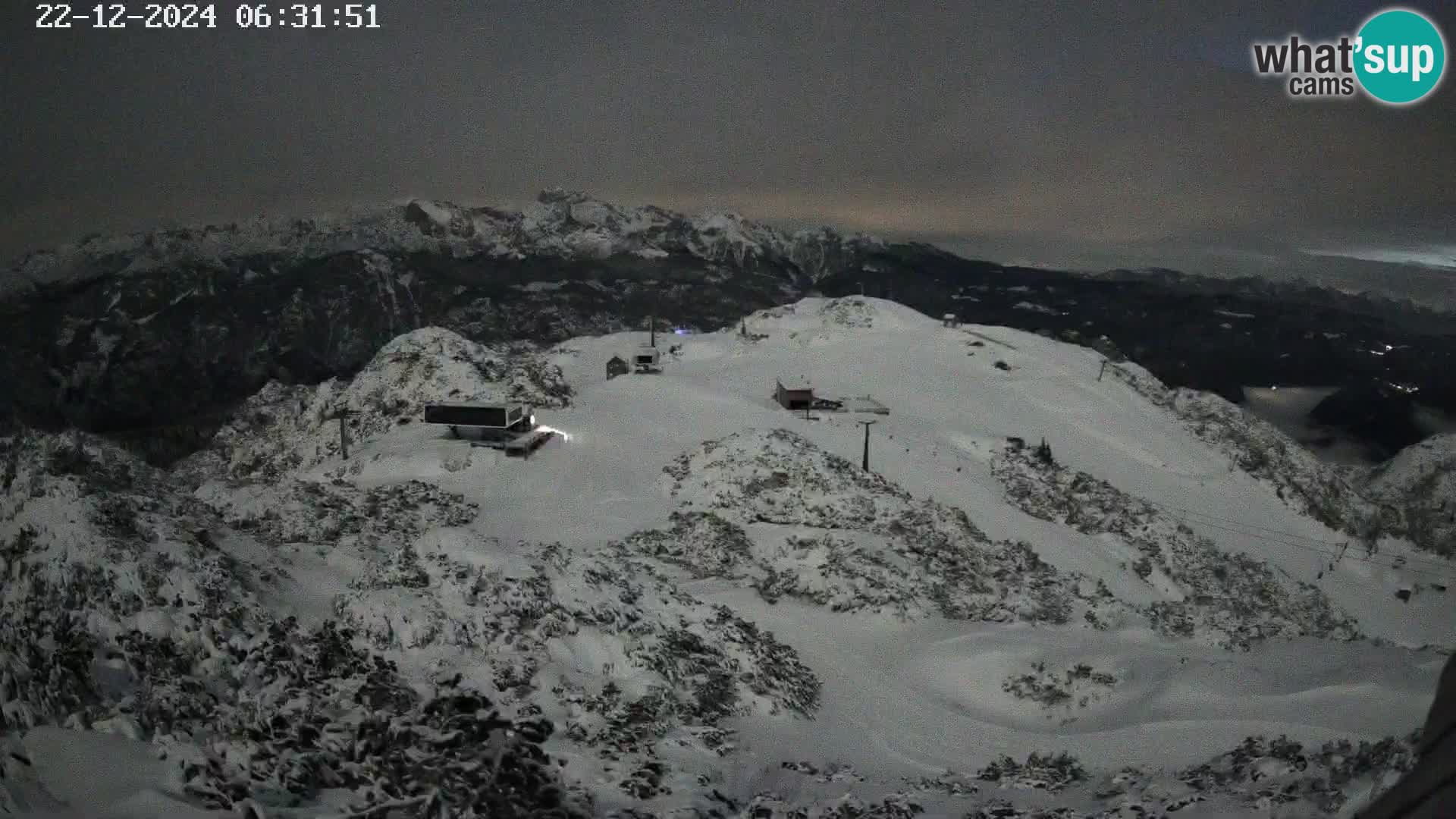 Skigebiet Vogel webcam Orlova Glava und Triglav