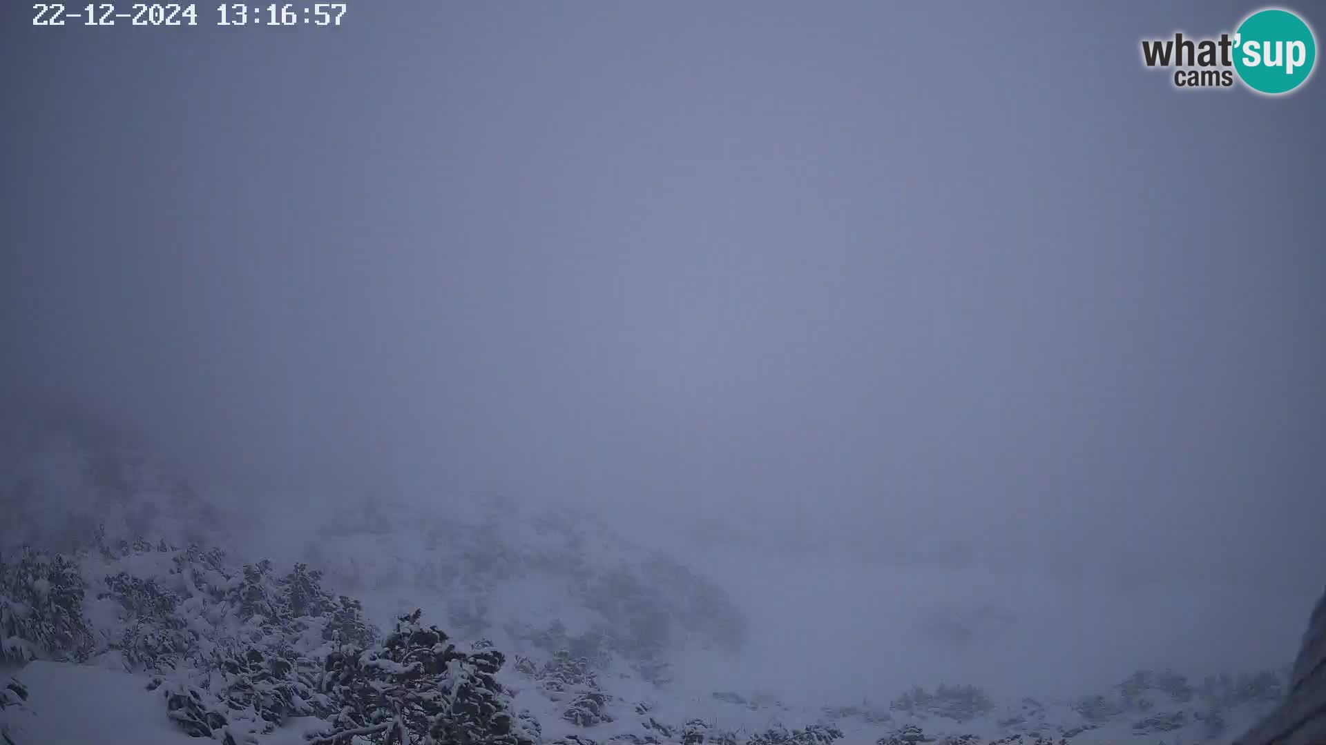 Skijalište Vogel web kamera panorama sa Orlove glave proti Triglavu