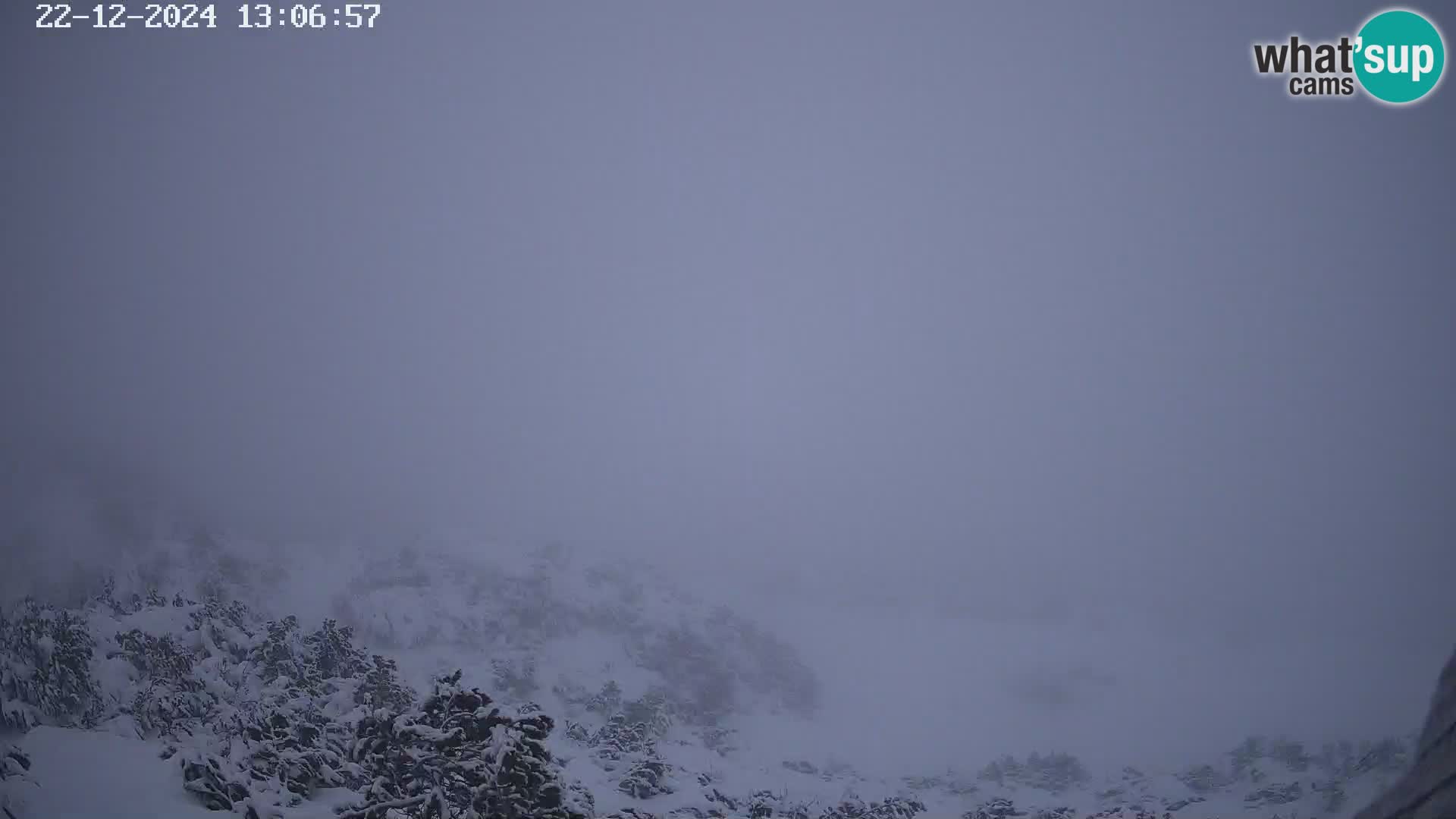 Skigebiet Vogel webcam Orlova Glava und Triglav