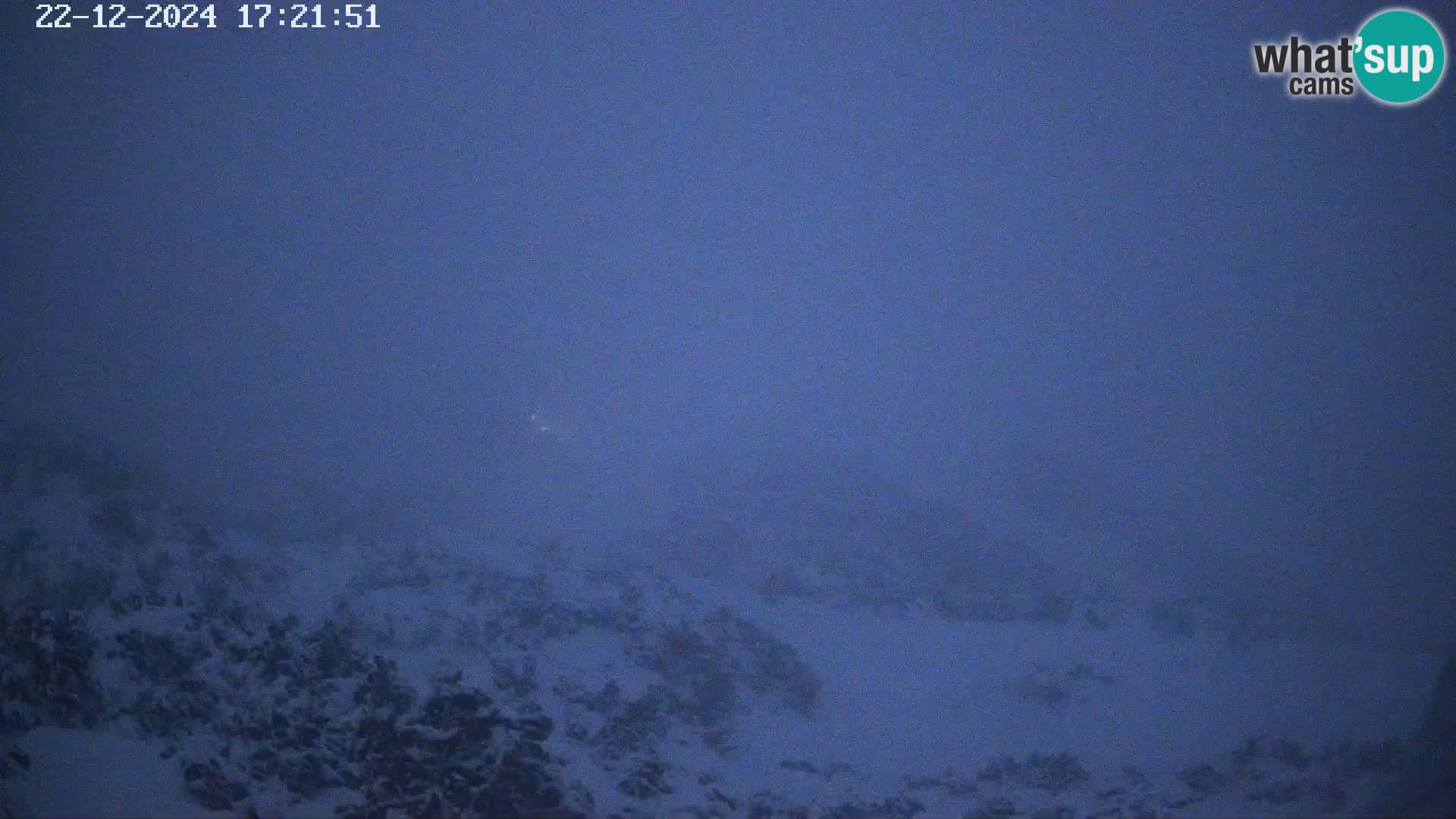 Stazione sciistica Vogel webcam Panorama dalla Orlova glave verso il Triglav