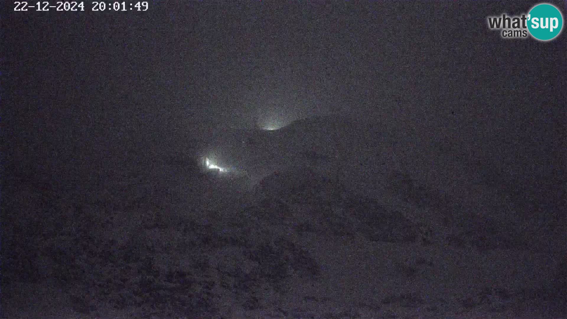 Vogel Ski Resort webcam View from Orlova Glava to Triglav