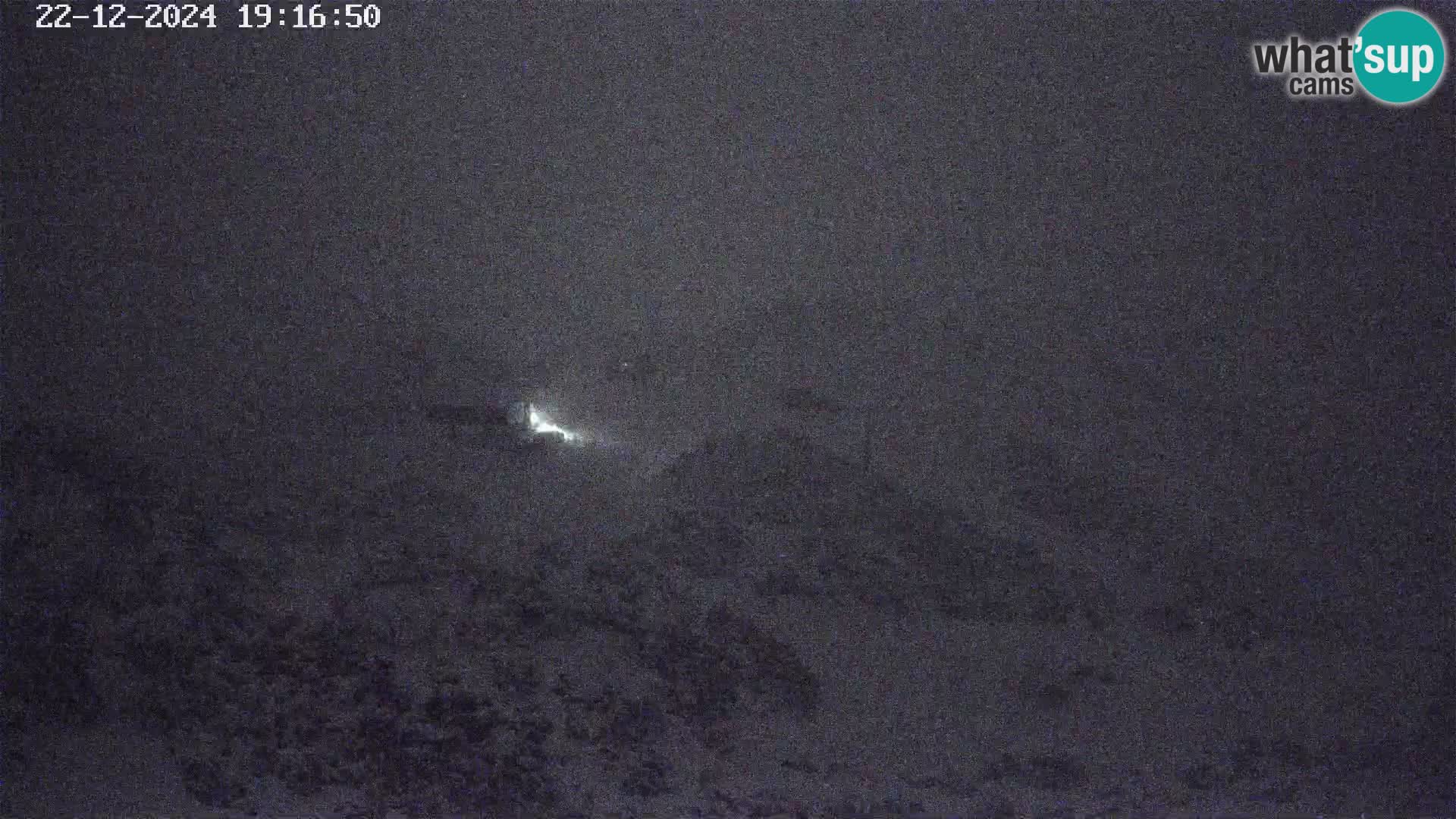 Vogel Ski Resort webcam View from Orlova Glava to Triglav