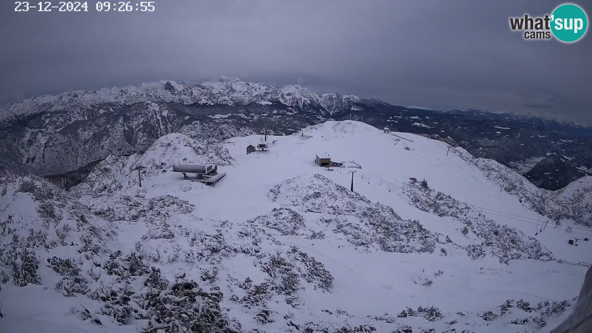 Skigebiet Vogel webcam Orlova Glava und Triglav