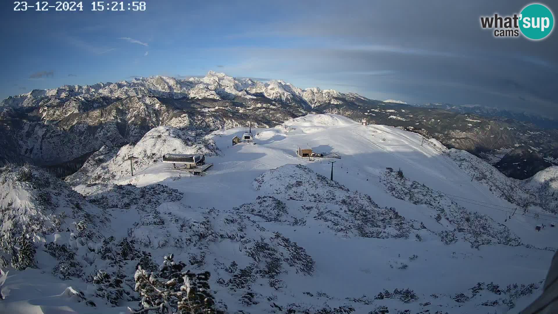 Skigebiet Vogel webcam Orlova Glava und Triglav