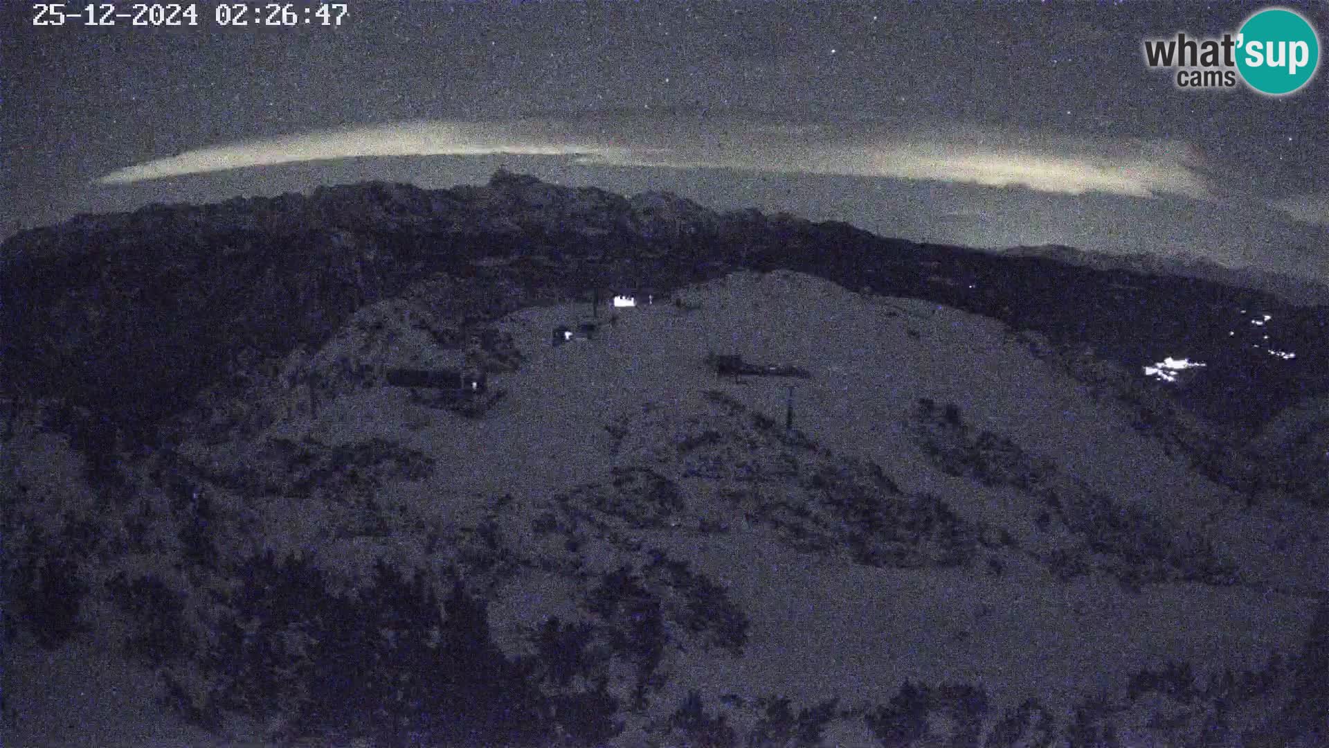 Skigebiet Vogel webcam Orlova Glava und Triglav