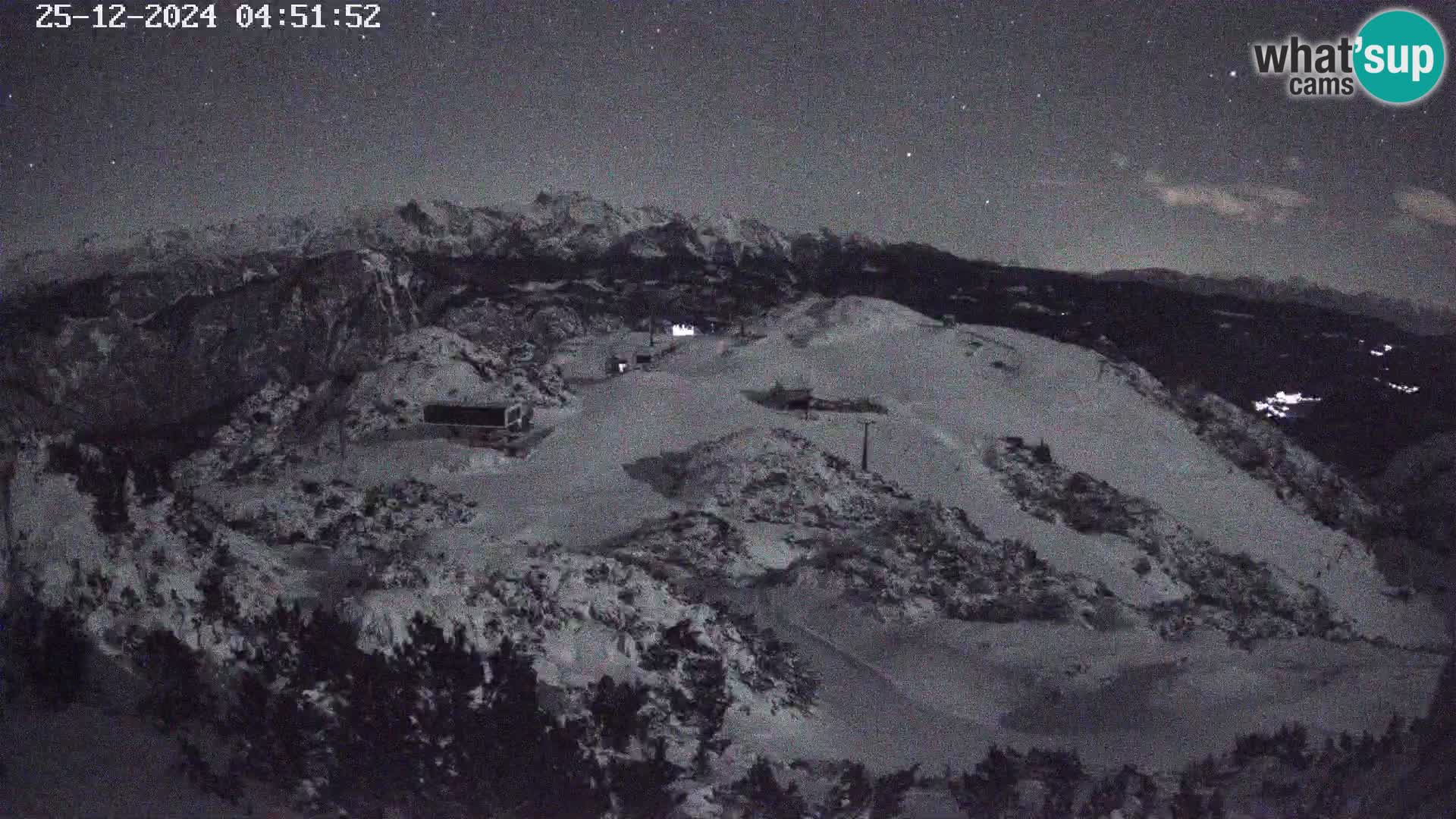 Skigebiet Vogel webcam Orlova Glava und Triglav