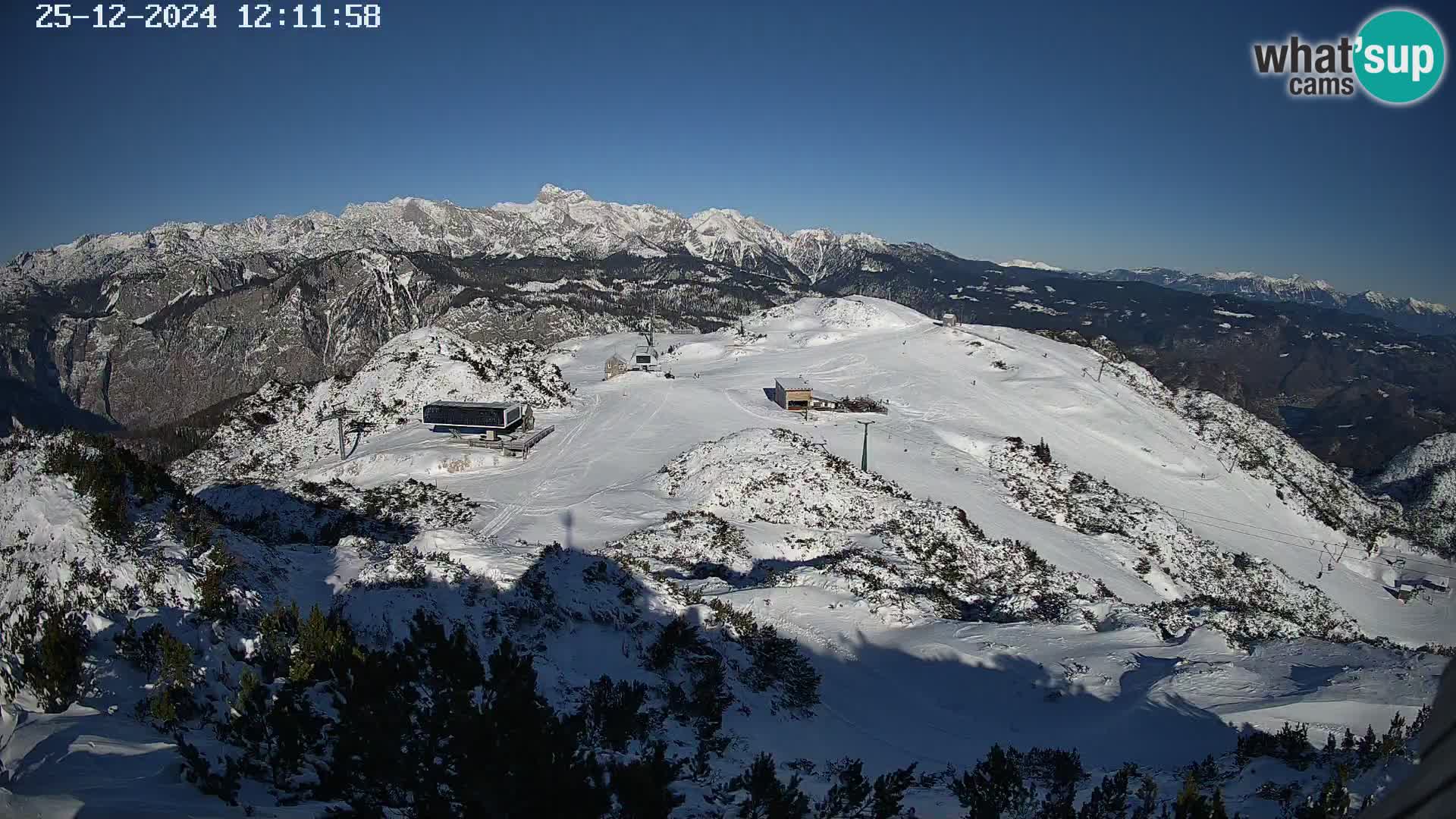 Skigebiet Vogel webcam Orlova Glava und Triglav