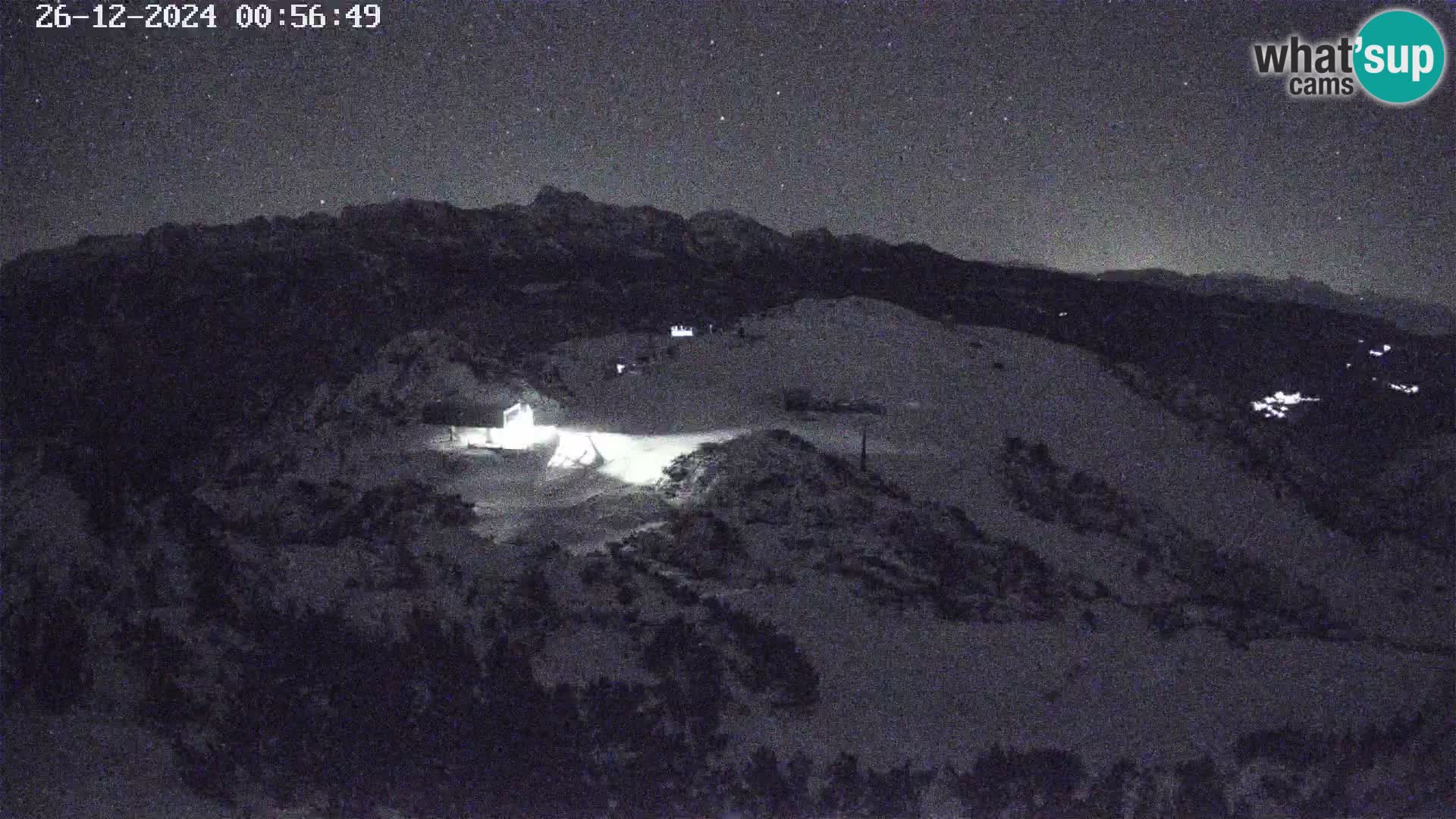 Skigebiet Vogel webcam Orlova Glava und Triglav