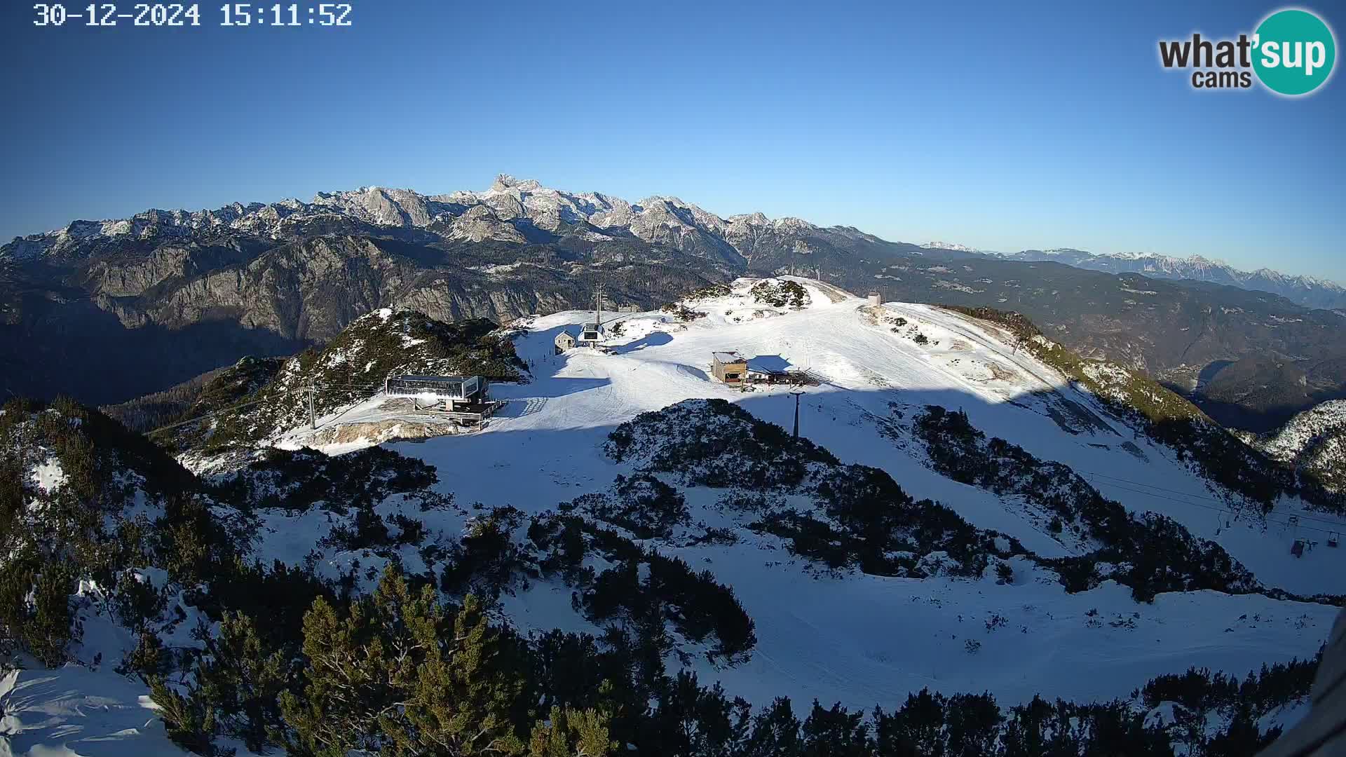 Skigebiet Vogel webcam Orlova Glava und Triglav