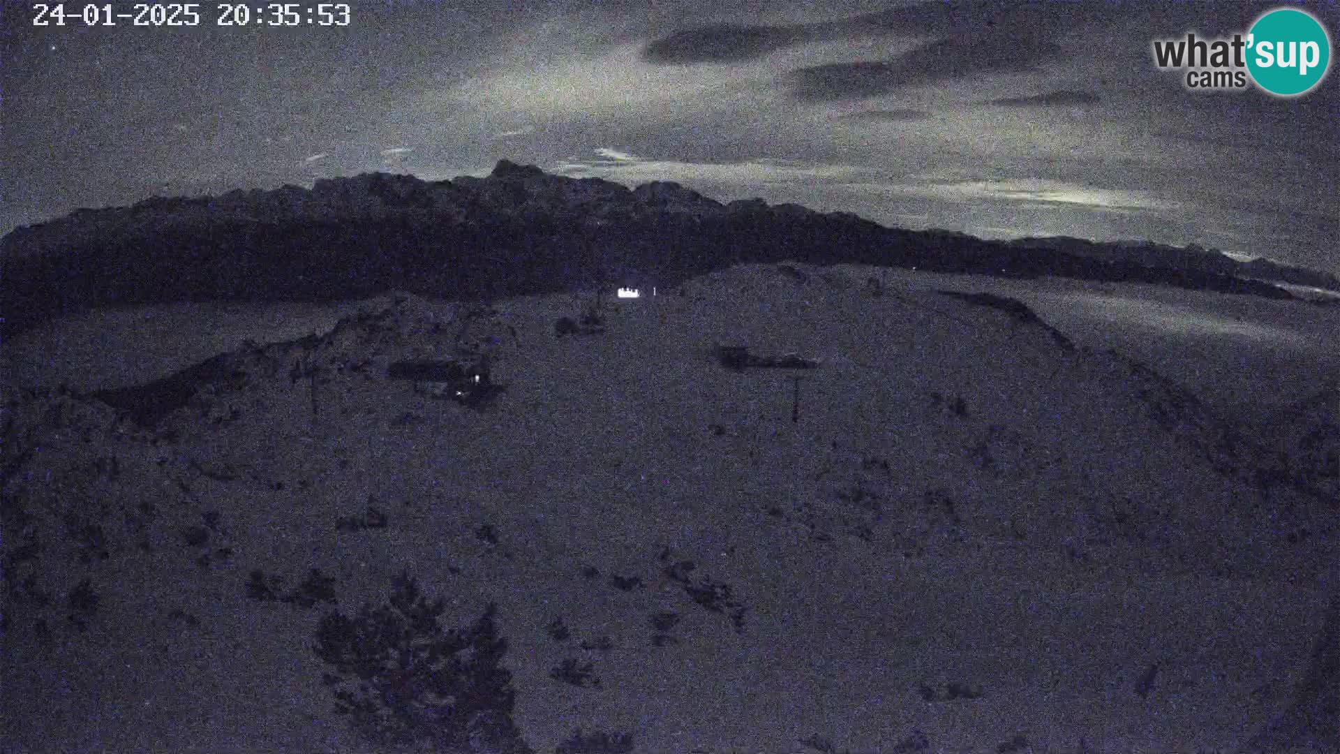 Stazione sciistica Vogel webcam Panorama dalla Orlova glave verso il Triglav