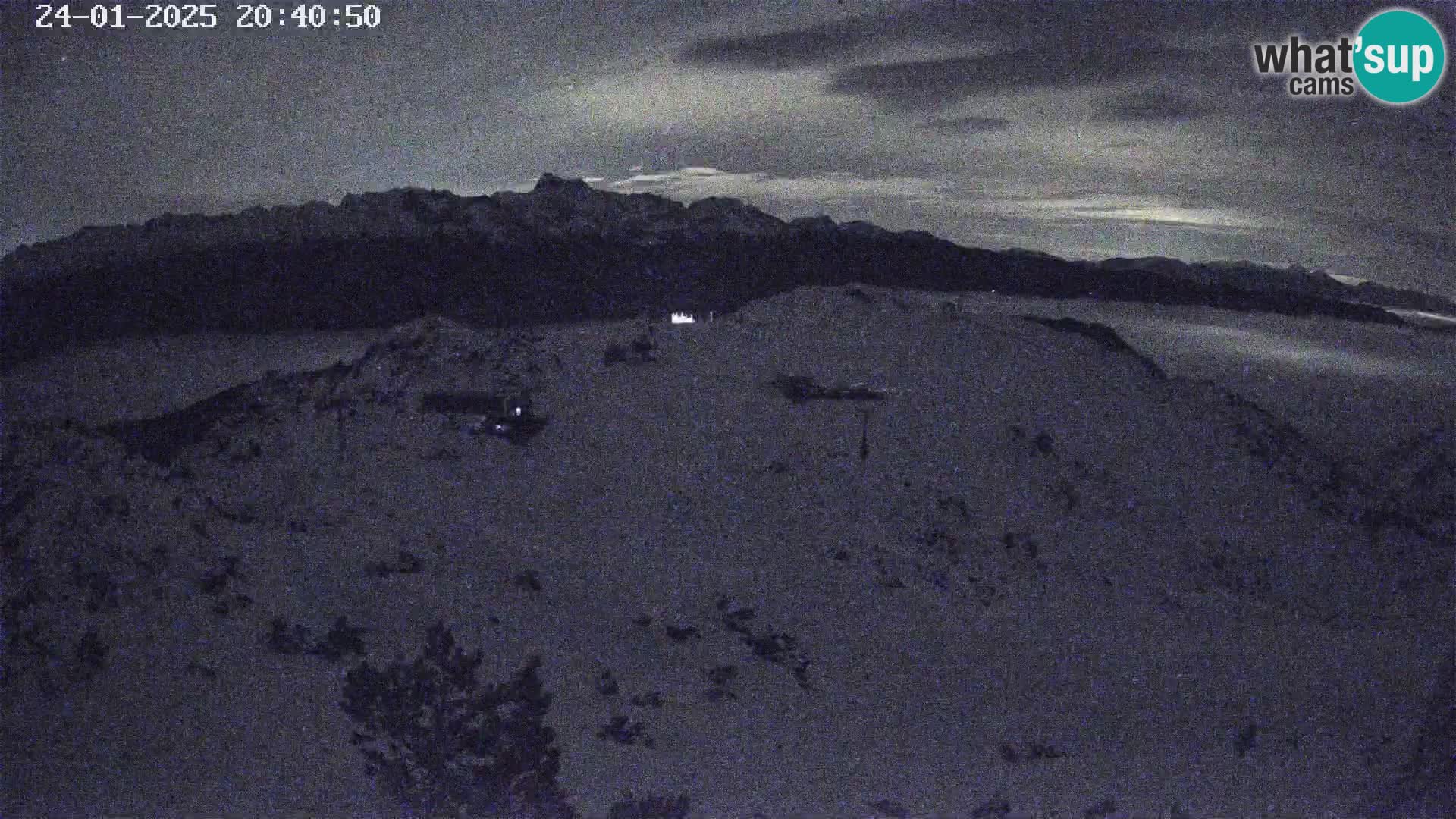 Stazione sciistica Vogel webcam Panorama dalla Orlova glave verso il Triglav