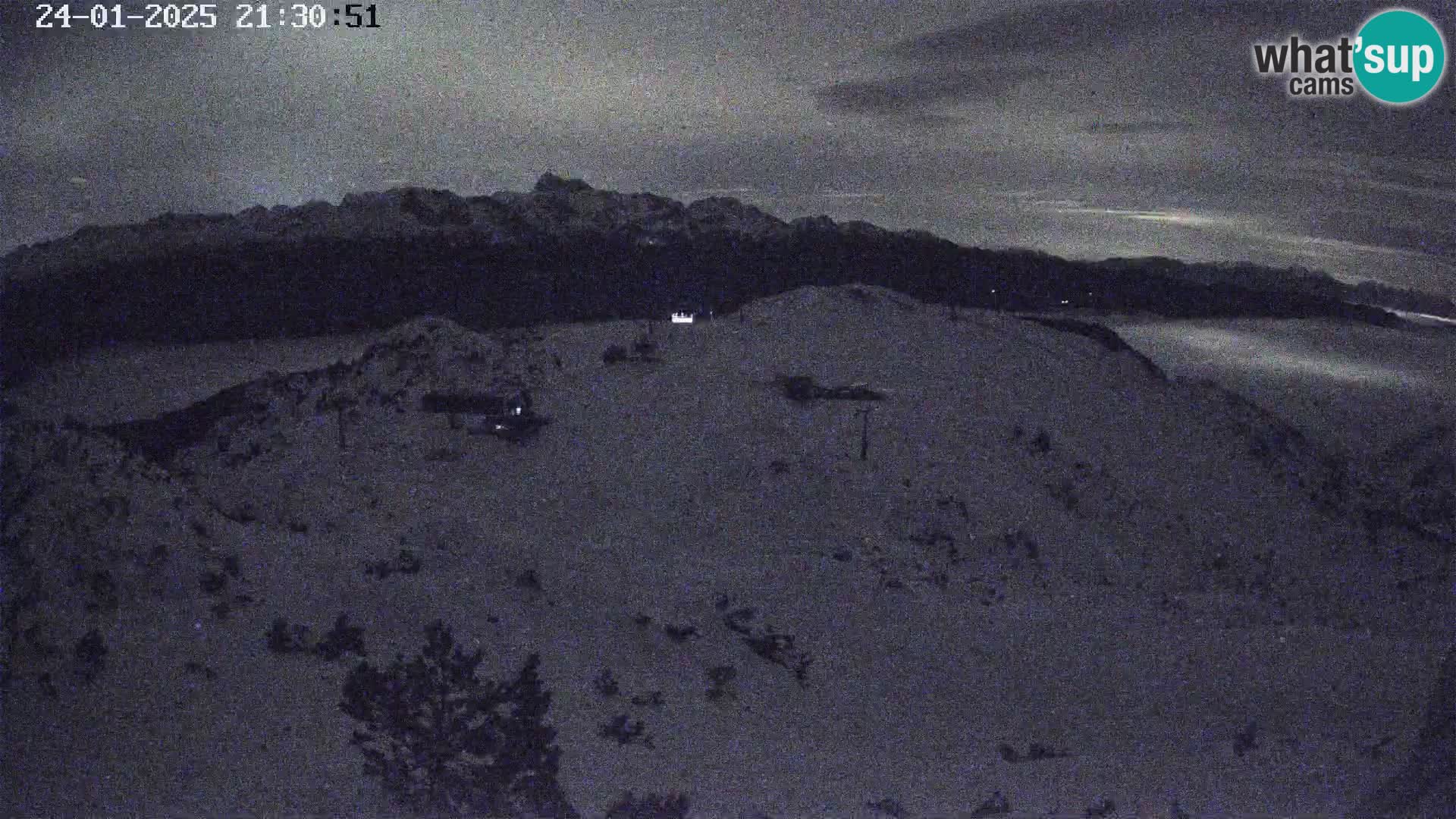 Stazione sciistica Vogel webcam Panorama dalla Orlova glave verso il Triglav