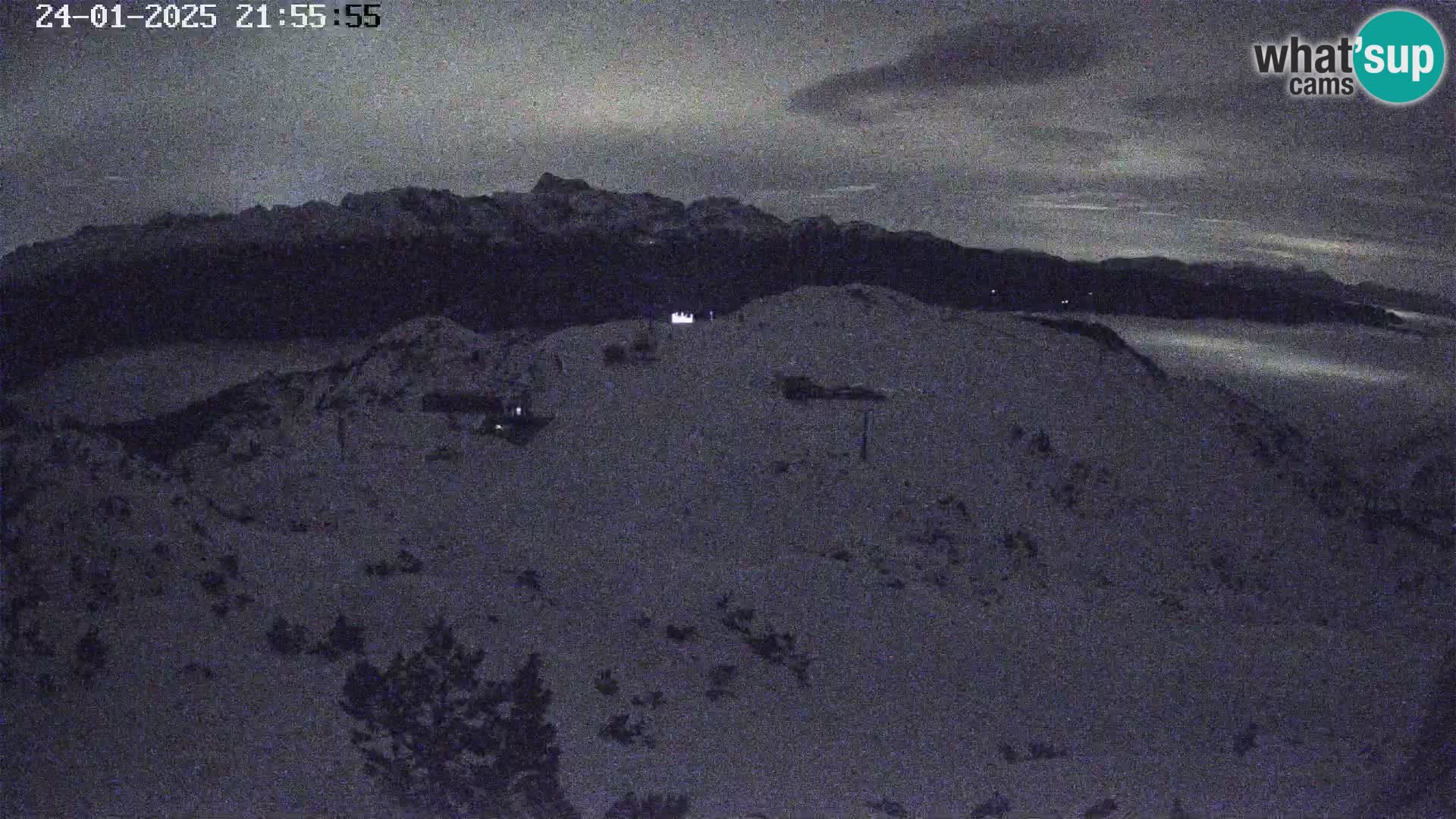 Stazione sciistica Vogel webcam Panorama dalla Orlova glave verso il Triglav