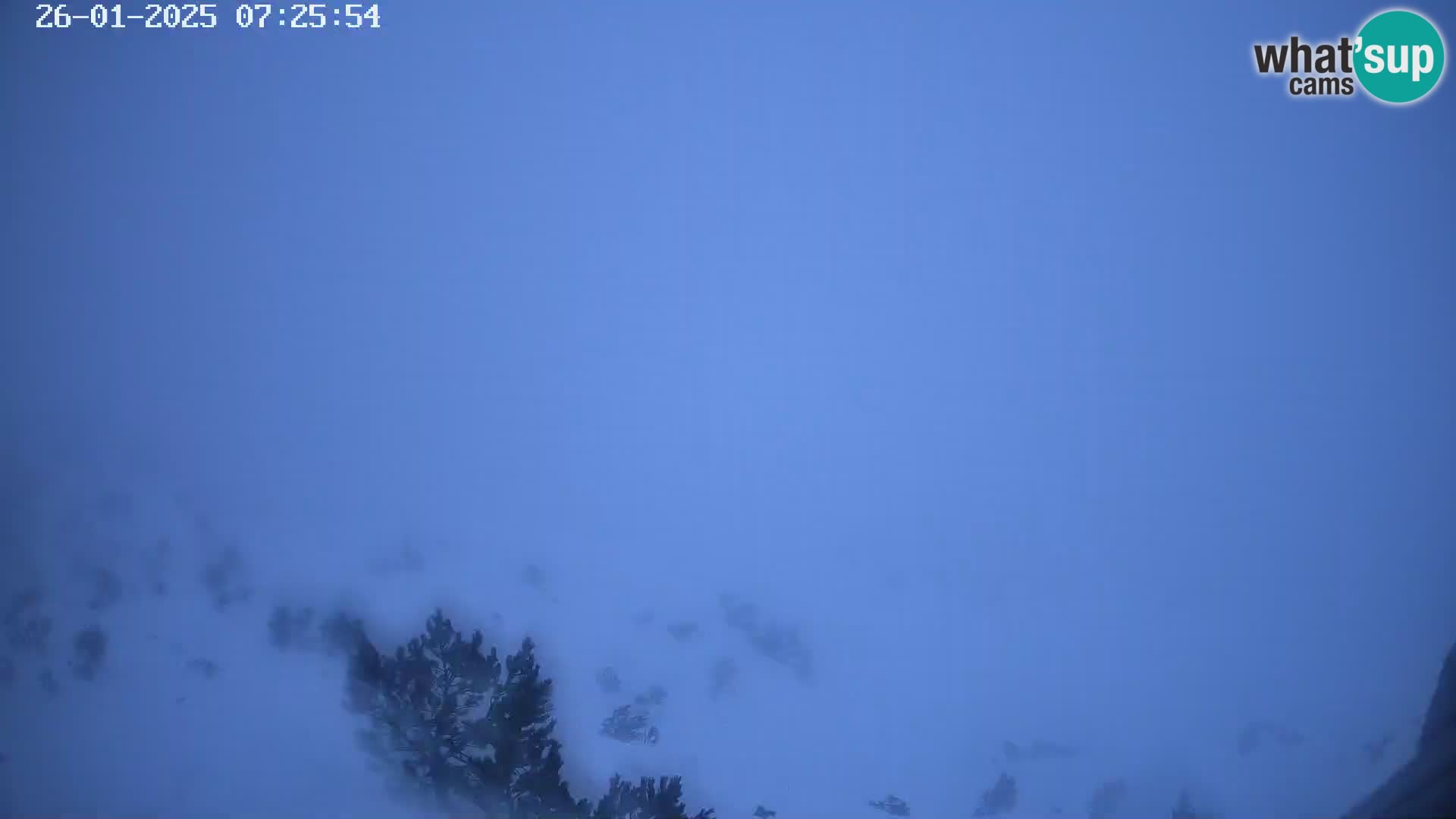 Skigebiet Vogel webcam Orlova Glava und Triglav