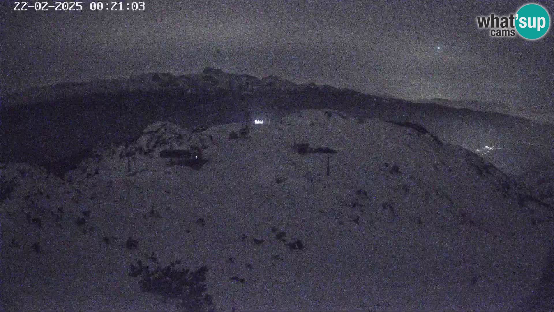 Vogel Ski Resort webcam View from Orlova Glava to Triglav